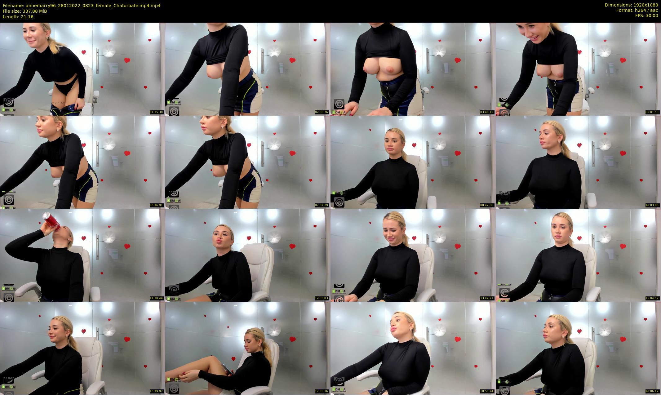 annemarry96 — 22 minute Chaturbate female cam show recording, 1080p, Jan 28, 2022