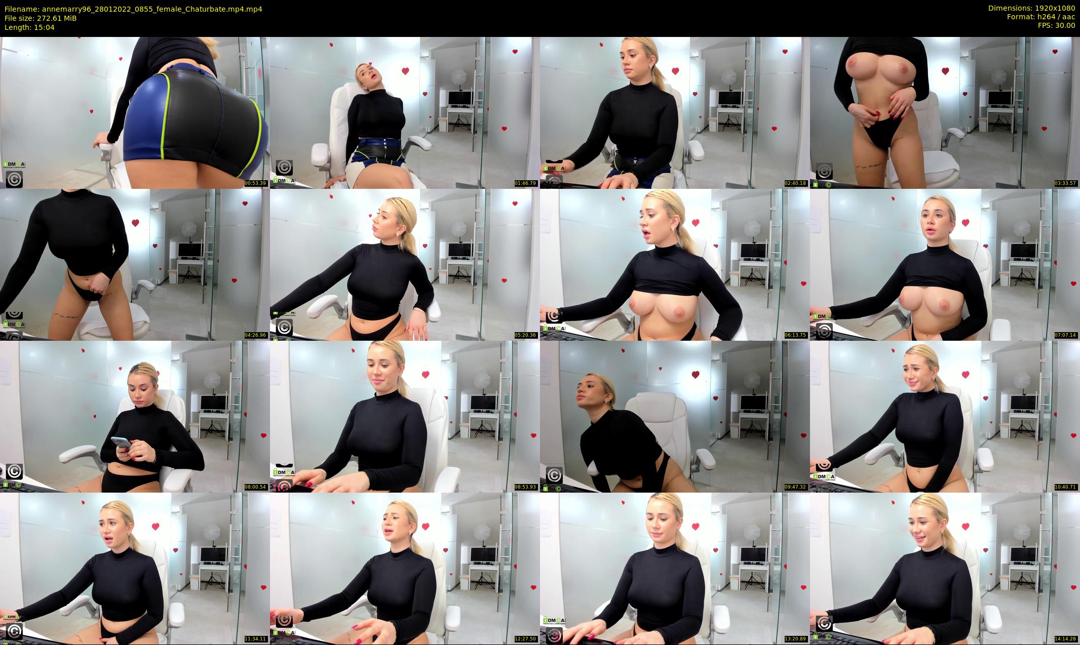 annemarry96 — 16 minute Chaturbate female cam show recording, 1080p, Jan 28, 2022