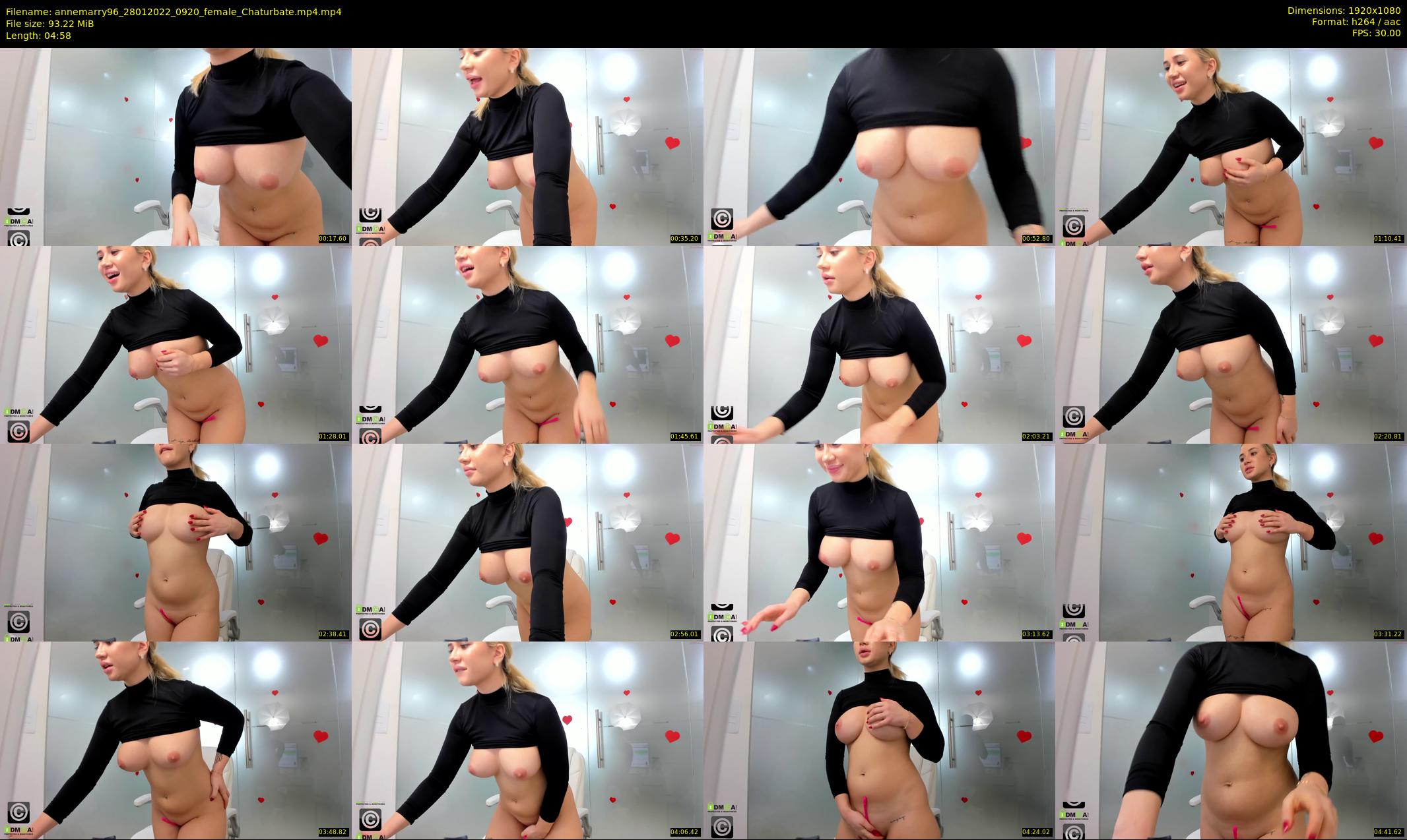 annemarry96 — 5 minute Chaturbate female cam show recording, 1080p, Jan 28, 2022
