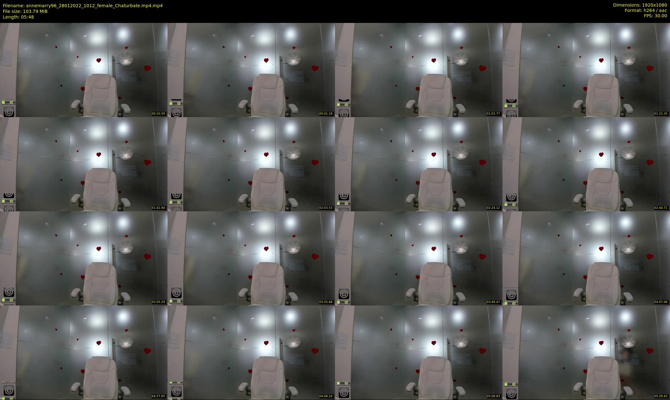 annemarry96 — 6 minute Chaturbate female cam show recording, 1080p, Jan 28, 2022