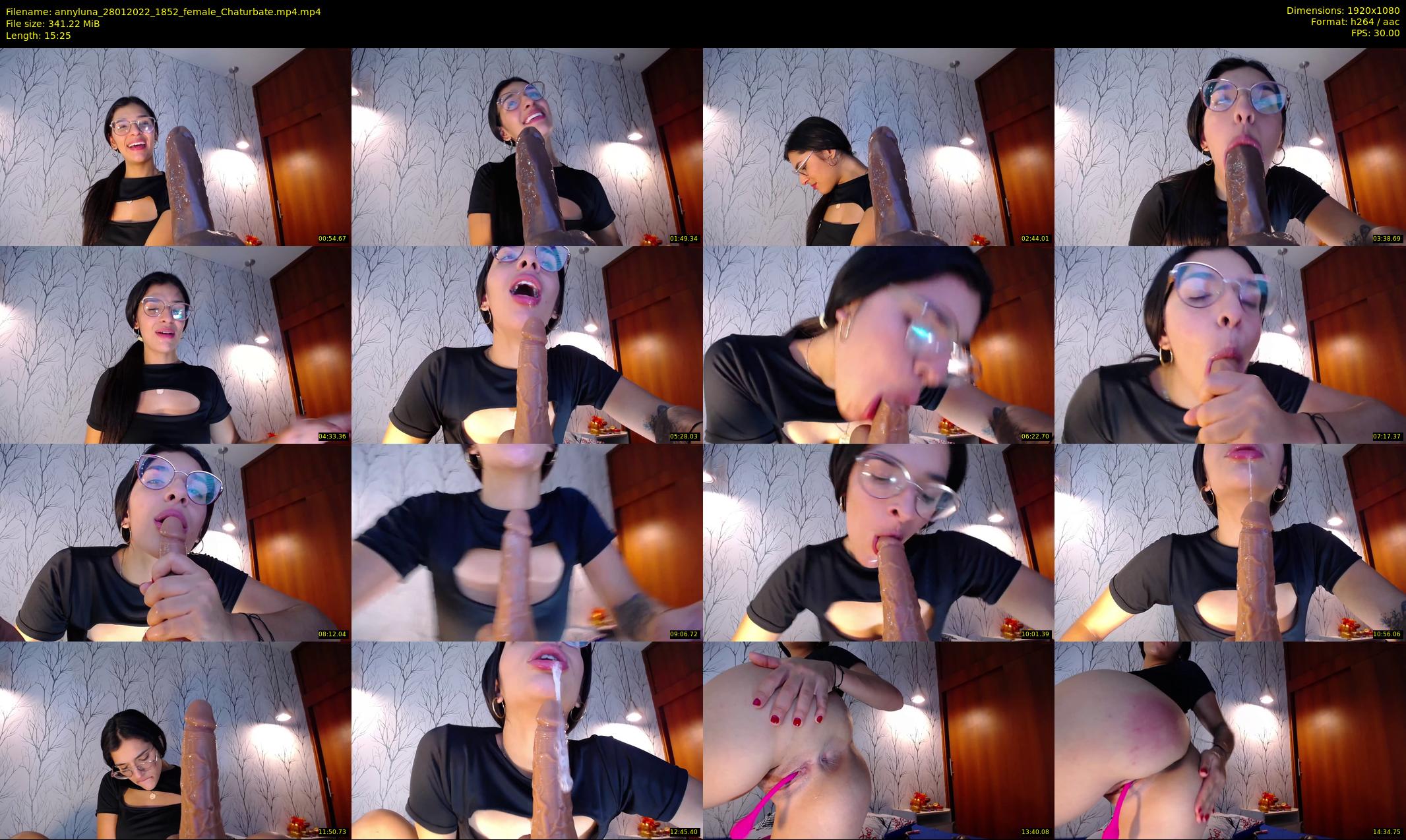 annyluna — 16 minute Chaturbate female cam show recording, 1080p, Jan 28, 2022