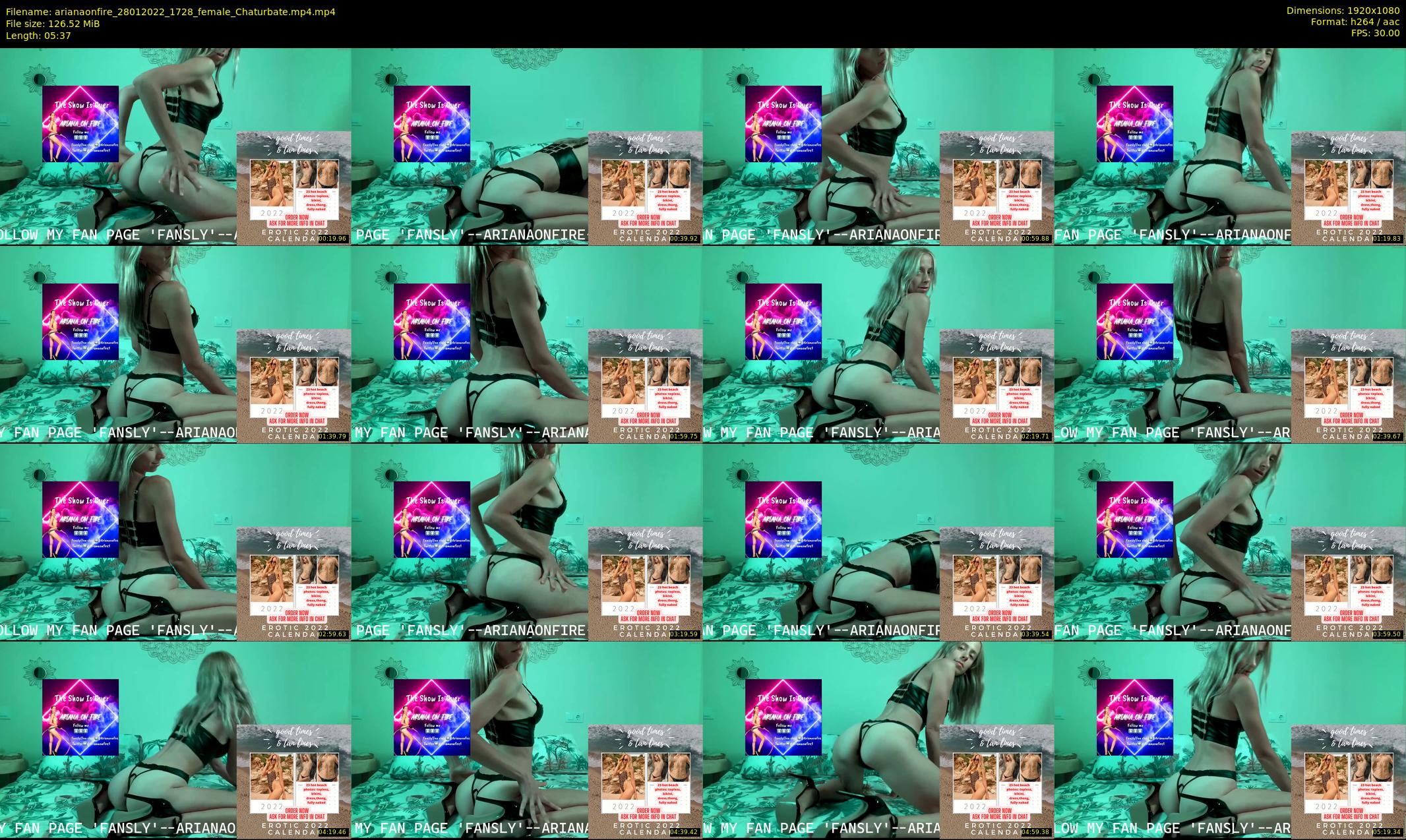 arianaonfire — 6 minute Chaturbate couple cam show recording, 1080p, Jan 28, 2022