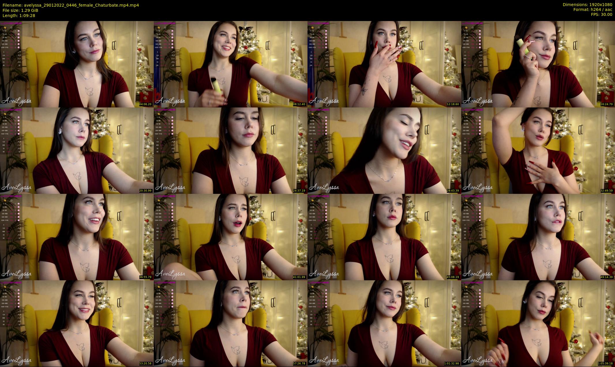 avelyssa — 70 minute Chaturbate female cam show recording, 1080p, Jan 29, 2022