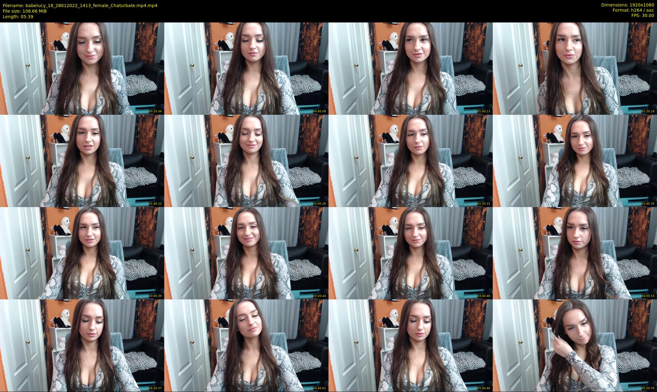 babelucy_18 — 6 minute Chaturbate female cam show recording, 1080p, Jan 28, 2022