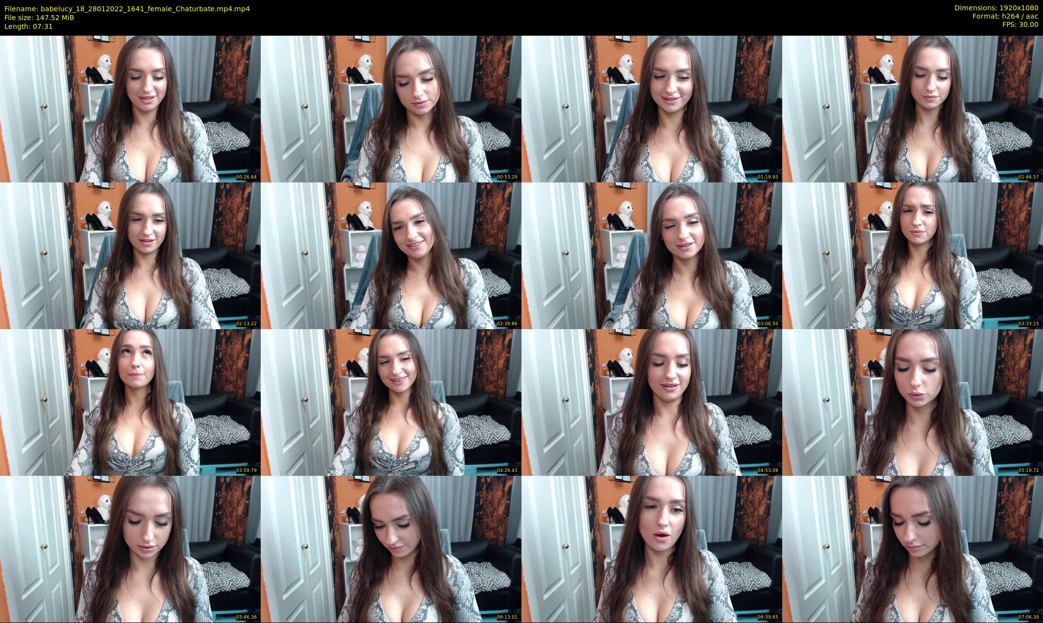 babelucy_18 — 8 minute Chaturbate female cam show recording, 1080p, Jan 28, 2022