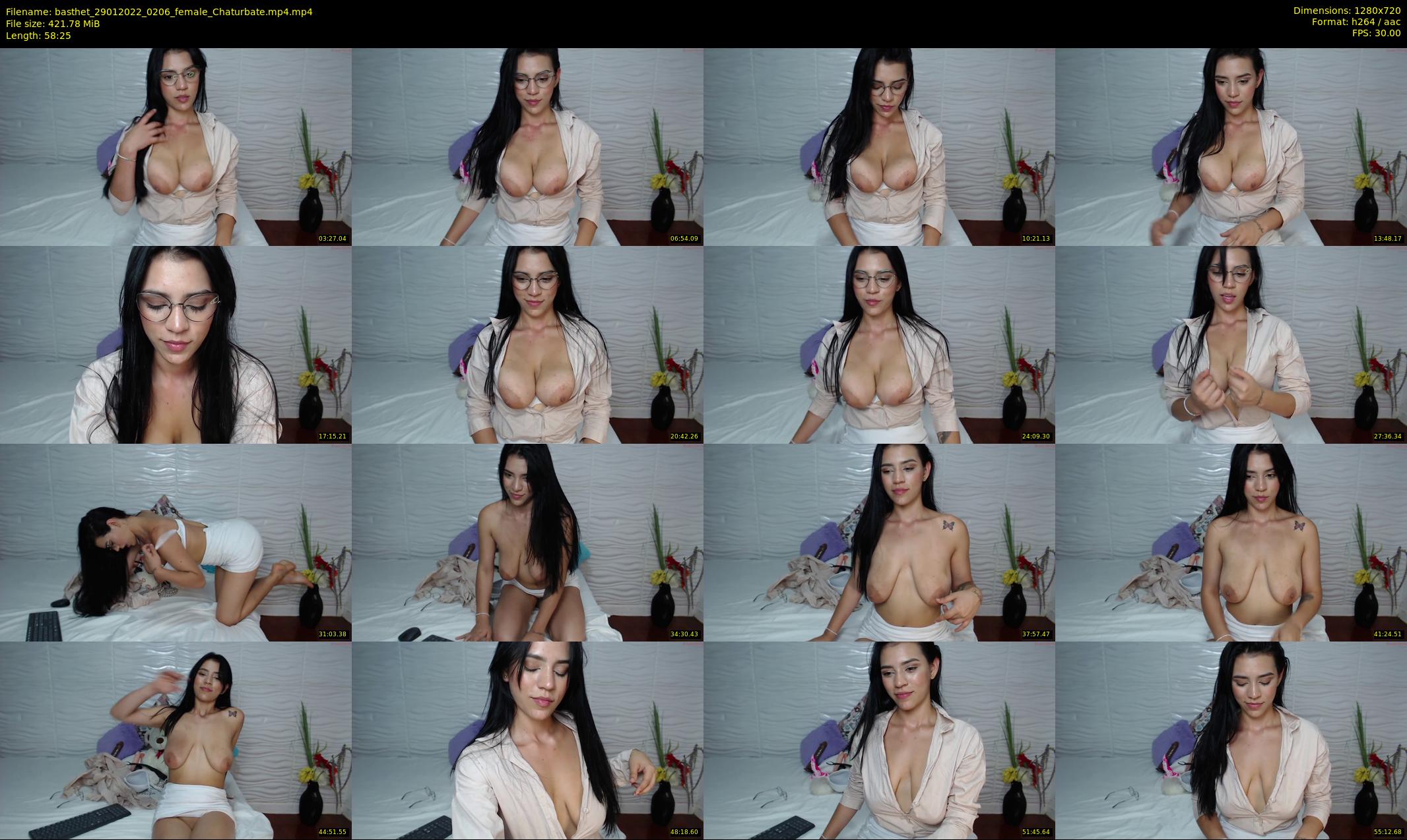 basthet — 59 minute Chaturbate female cam show recording, 720p, Jan 29, 2022