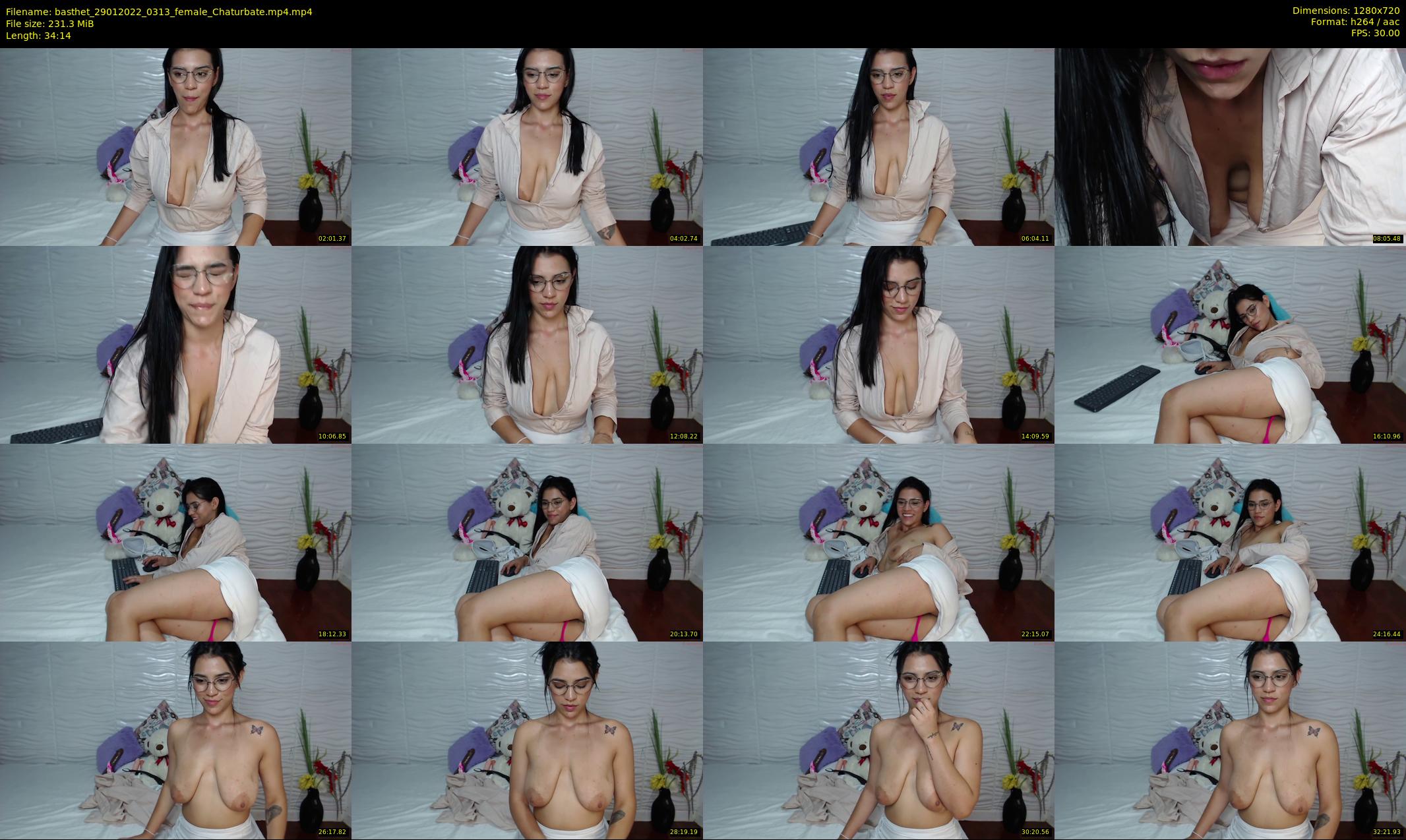 basthet — 35 minute Chaturbate female cam show recording, 720p, Jan 29, 2022