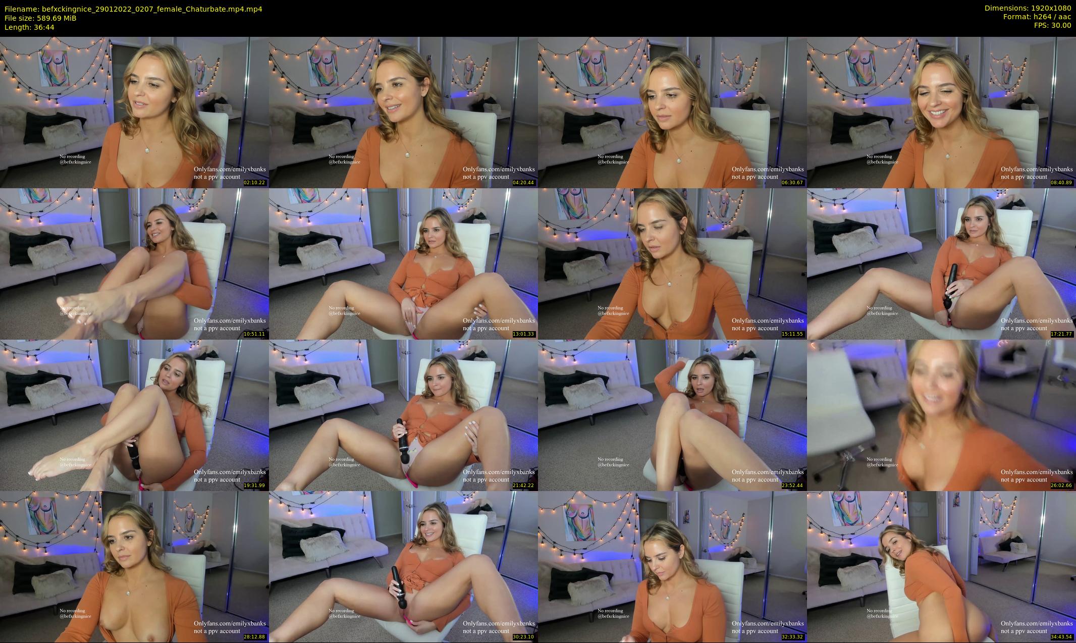befxckingnice — 37 minute Chaturbate female cam show recording, 1080p, Jan 29, 2022