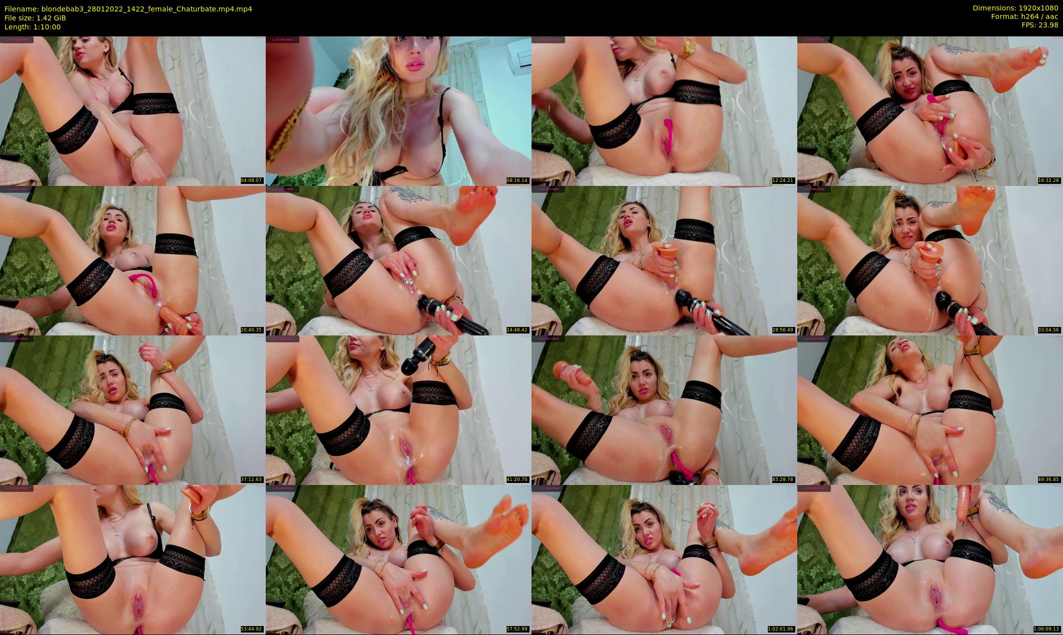 blondebab3 — 70 minute Chaturbate female cam show recording, 1080p, Jan 28, 2022