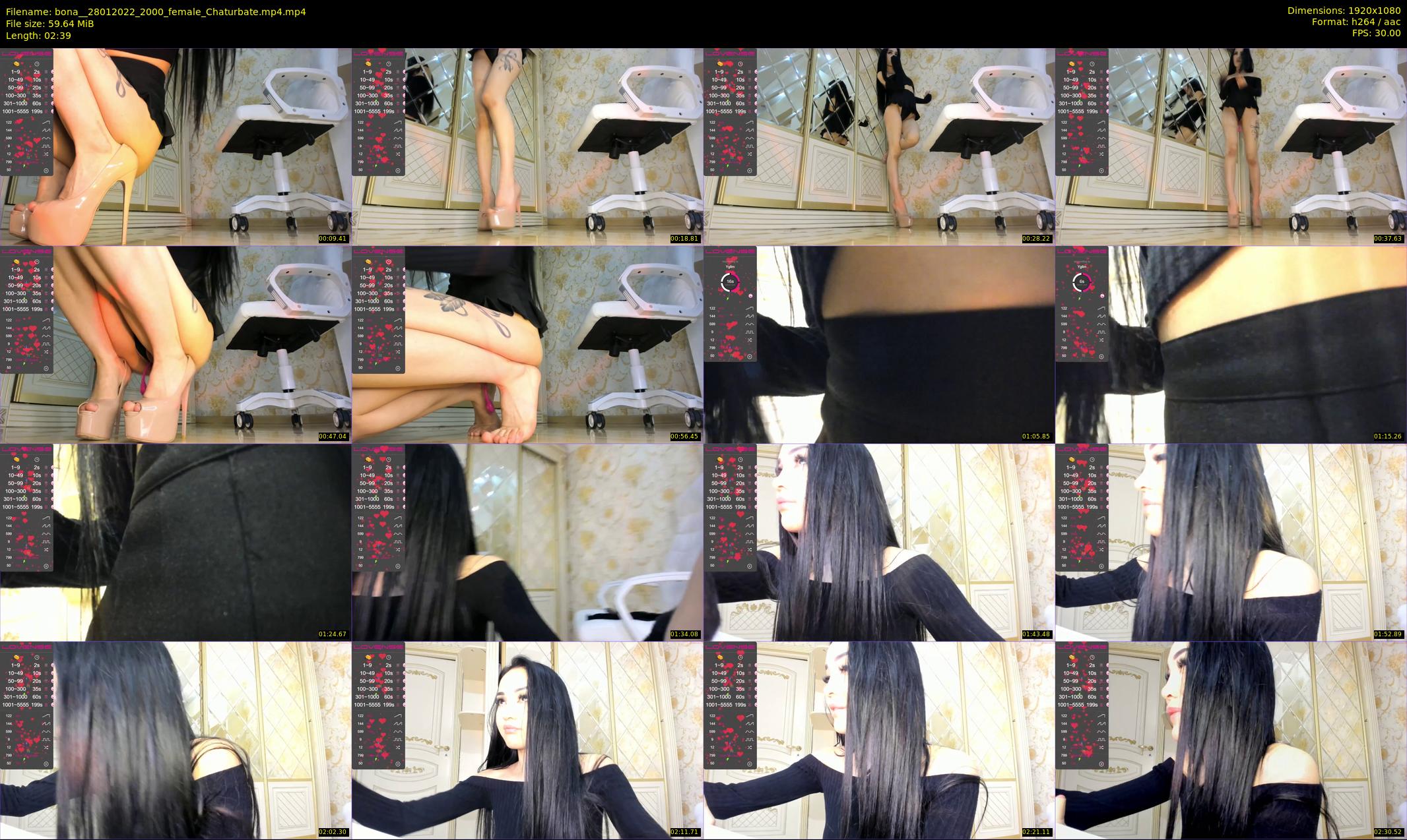 bona_ — 3 minute Chaturbate female cam show recording, 1080p, Jan 28, 2022