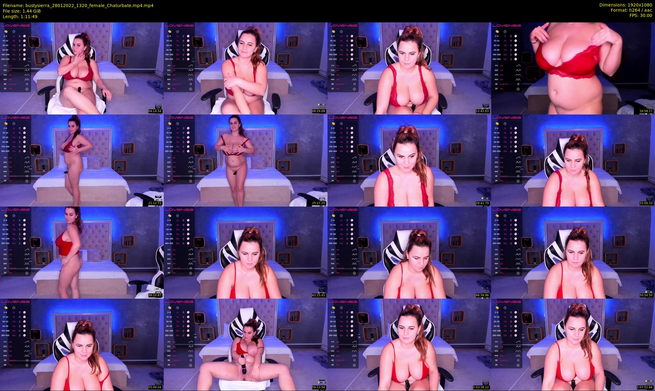 bustysierra — 72 minute Chaturbate female cam show recording, 1080p, Jan 28, 2022