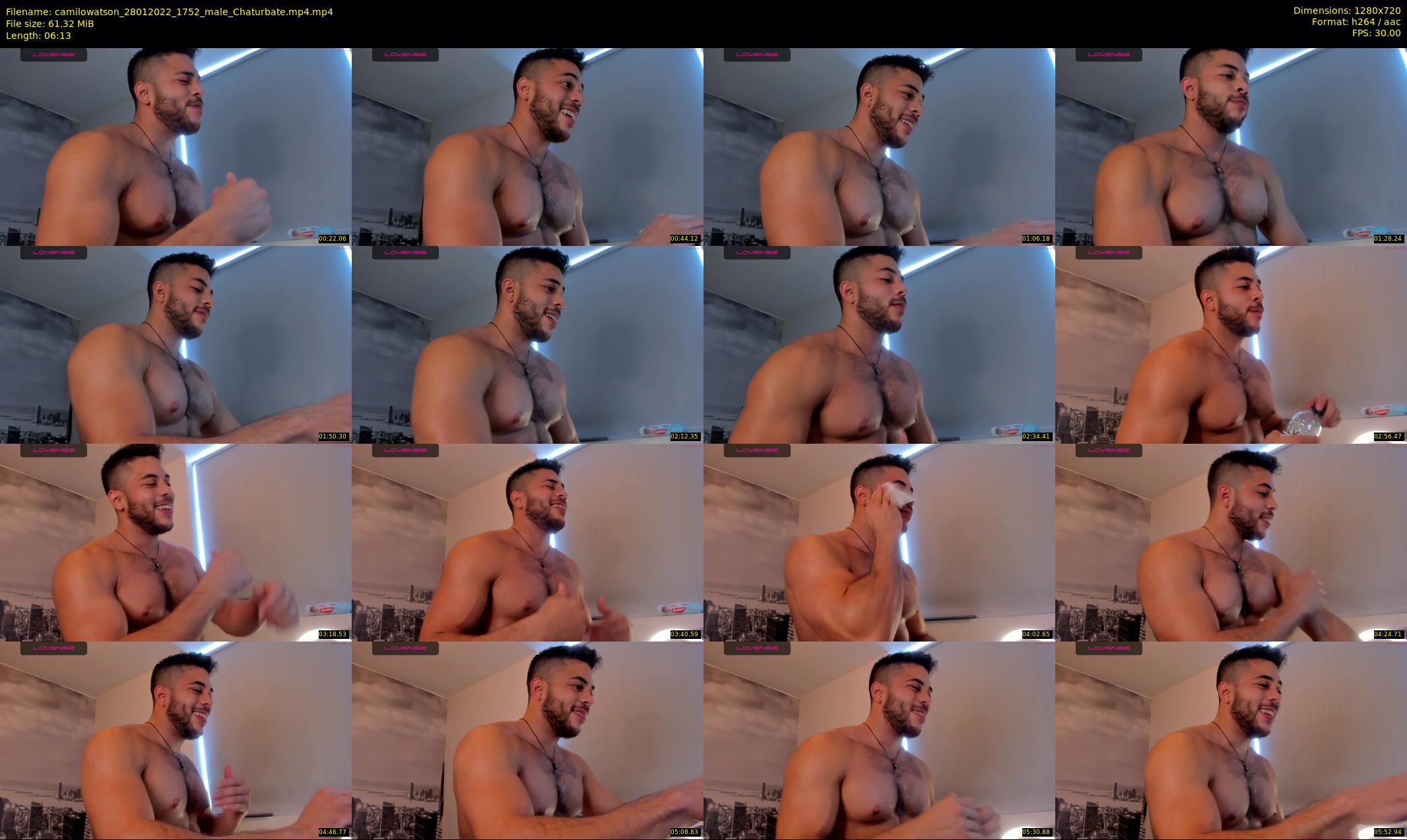 camilowatson — 7 minute Chaturbate male cam show recording, 720p, Jan 28, 2022
