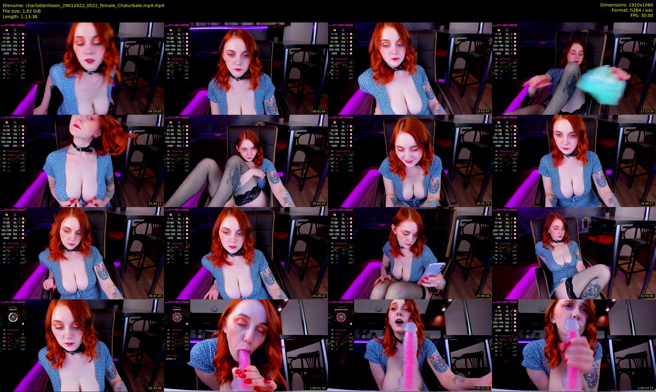 charlottanilsson — 74 minute Chaturbate female cam show recording, 1080p, Jan 29, 2022
