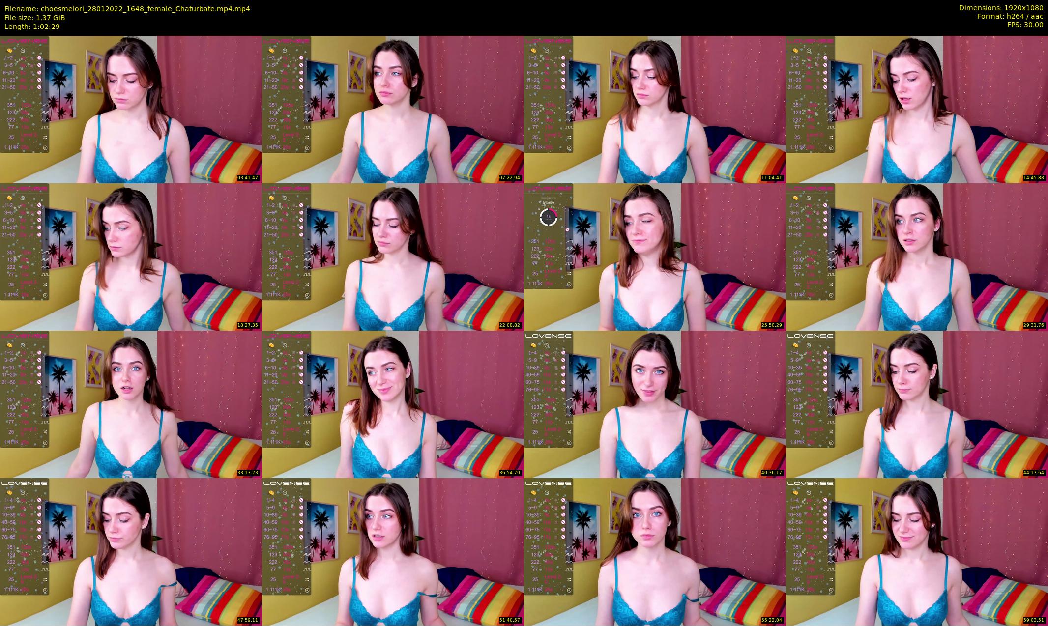 choesmelori — 63 minute Chaturbate couple cam show recording, 1080p, Jan 28, 2022