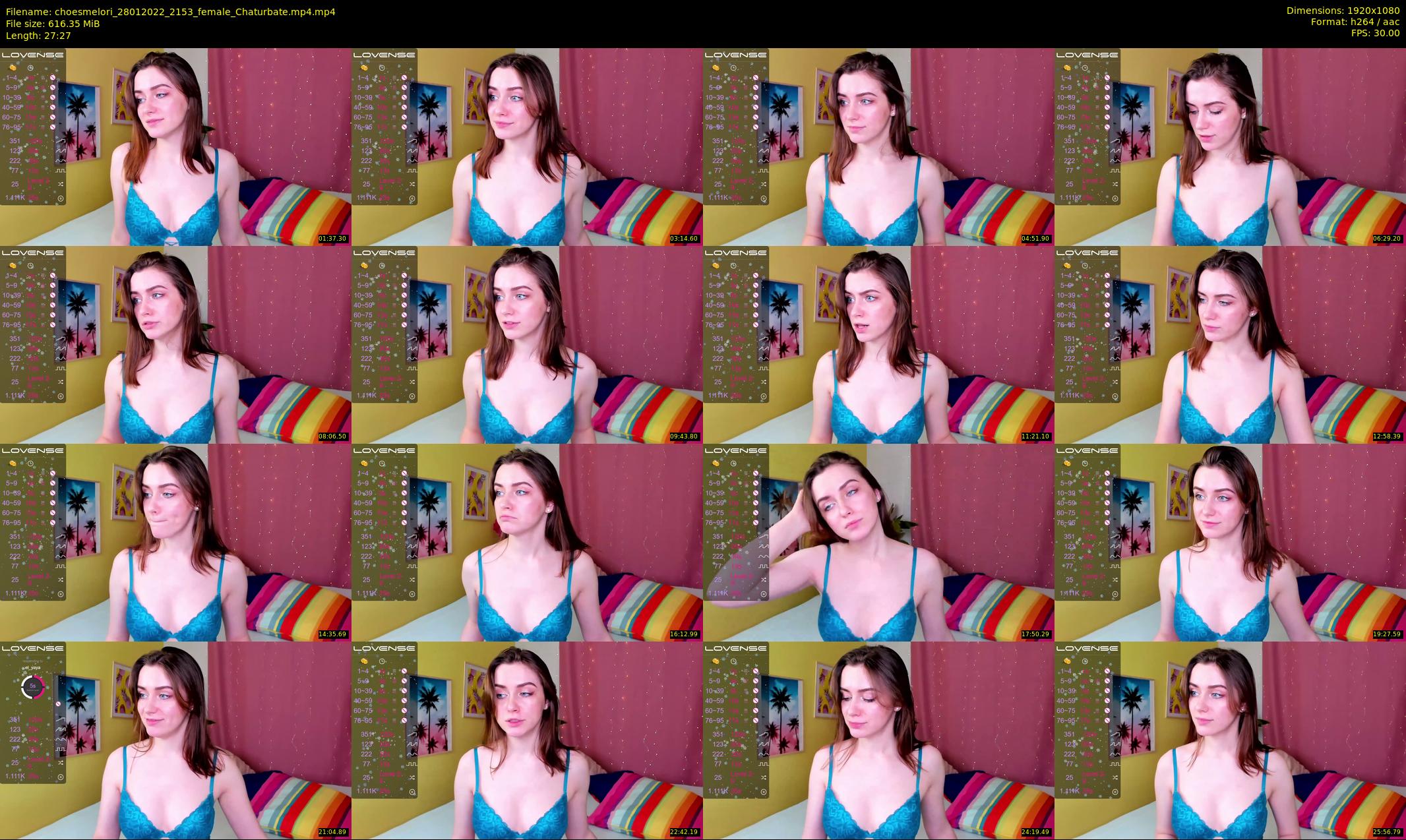 choesmelori — 28 minute Chaturbate couple cam show recording, 1080p, Jan 28, 2022