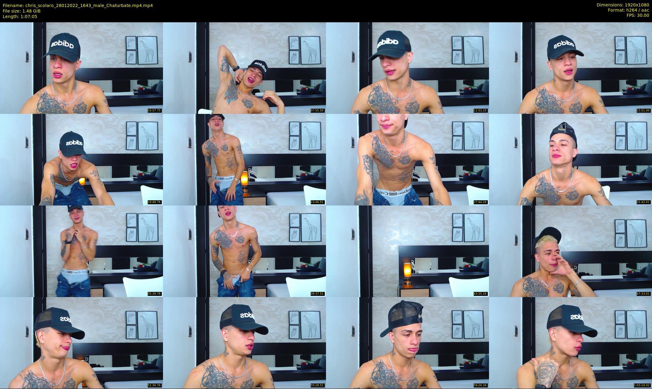 chris_scolaro — 68 minute Chaturbate male cam show recording, 1080p, Jan 28, 2022