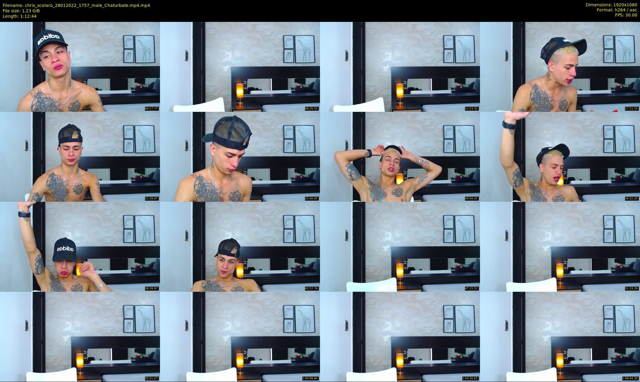 chris_scolaro — 73 minute Chaturbate male cam show recording, 1080p, Jan 28, 2022