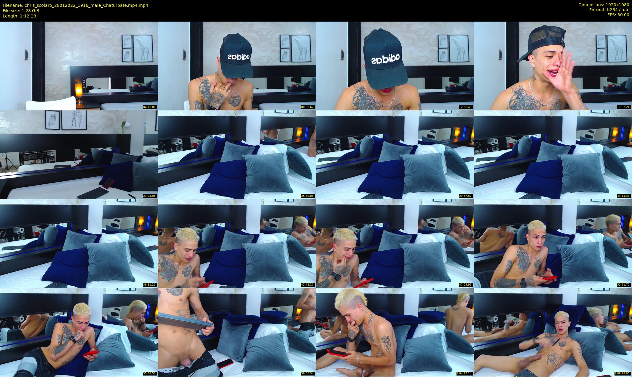 chris_scolaro — 73 minute Chaturbate male cam show recording, 1080p, Jan 28, 2022