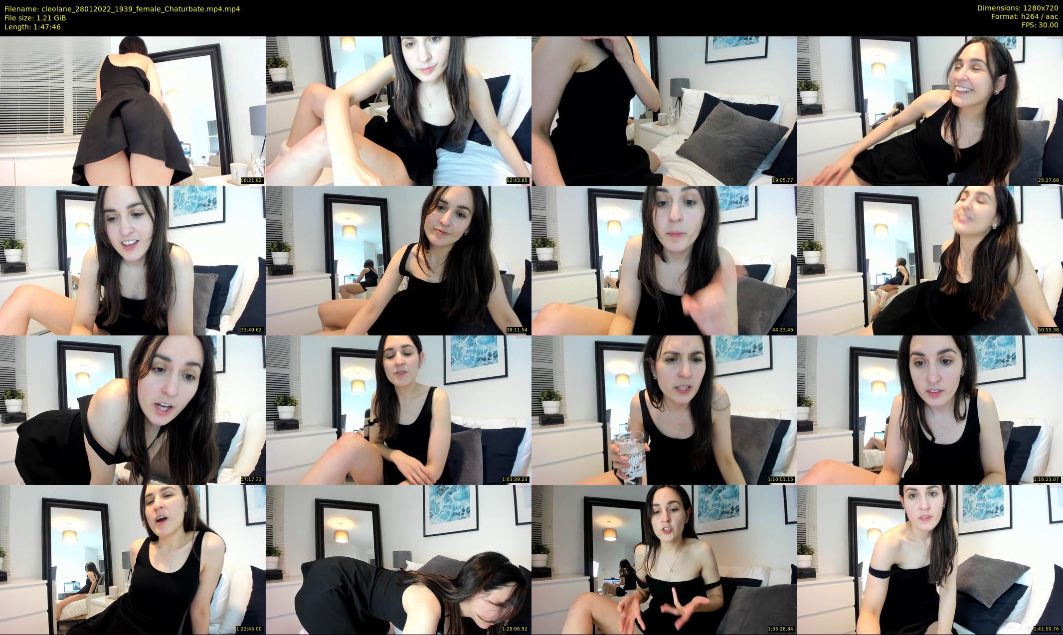 cleolane — 108 minute Chaturbate female cam show recording, 720p, Jan 28, 2022
