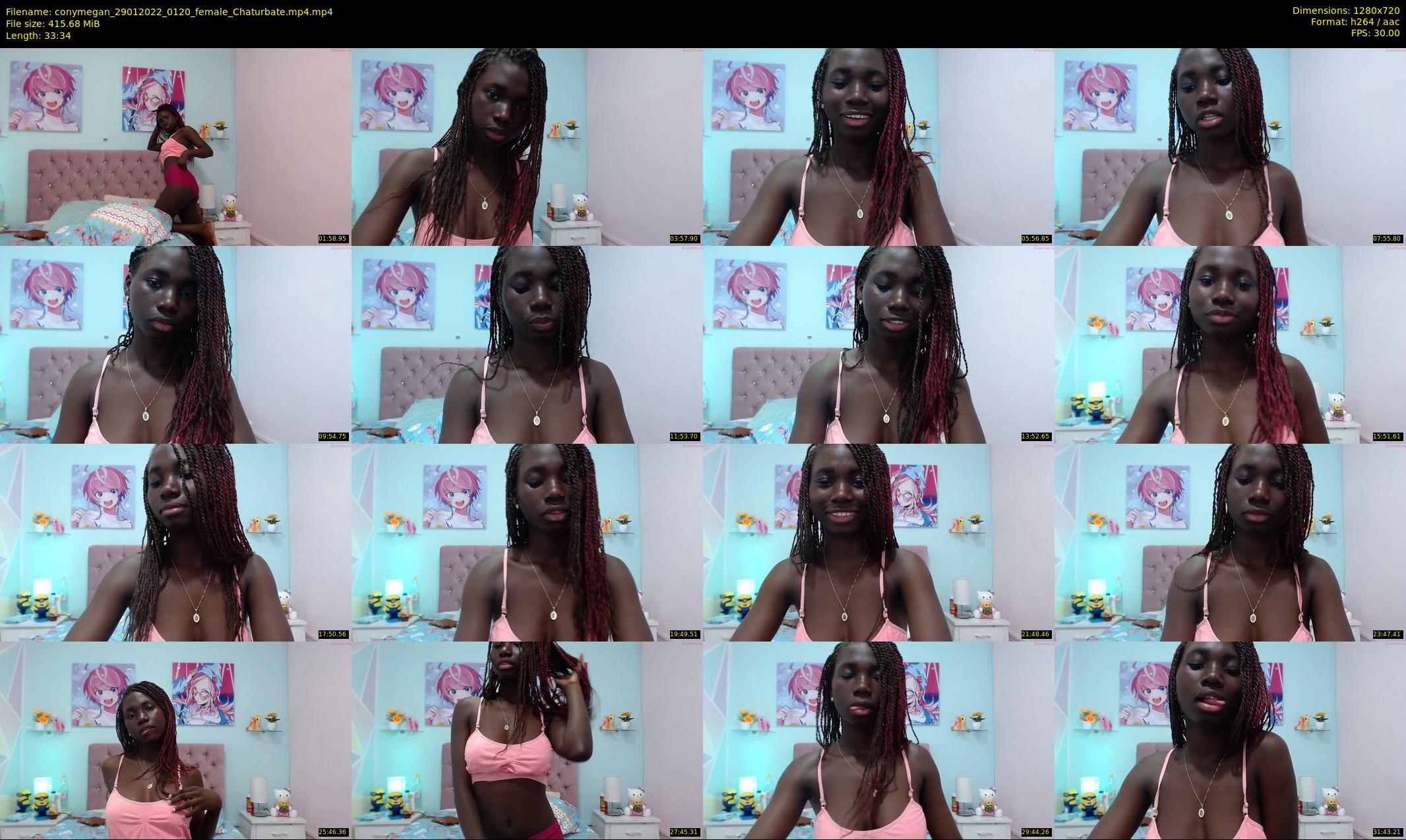 conymegan — 34 minute Chaturbate female cam show recording, 720p, Jan 29, 2022