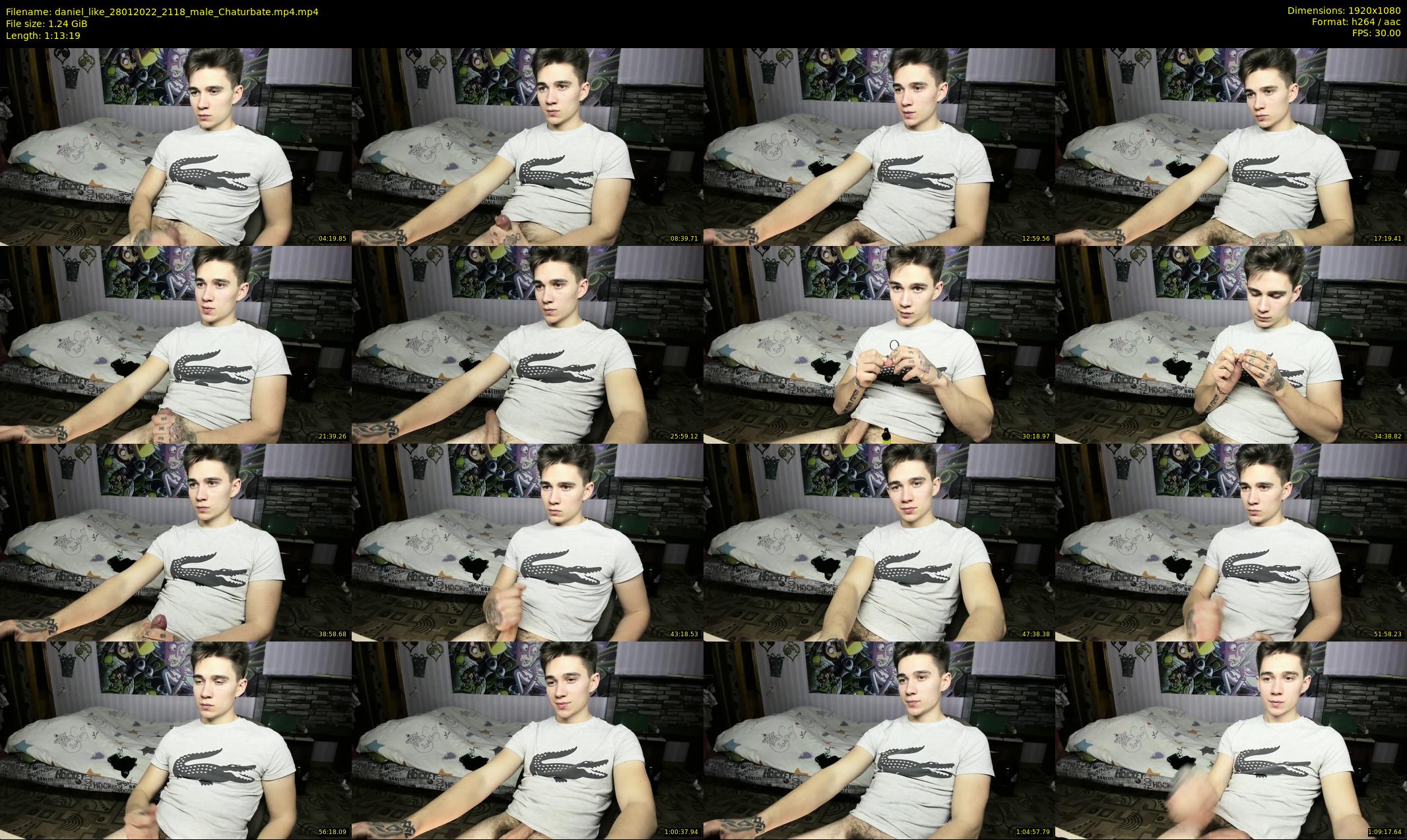 daniel_like — 74 minute Chaturbate male cam show recording, 1080p, Jan 28, 2022