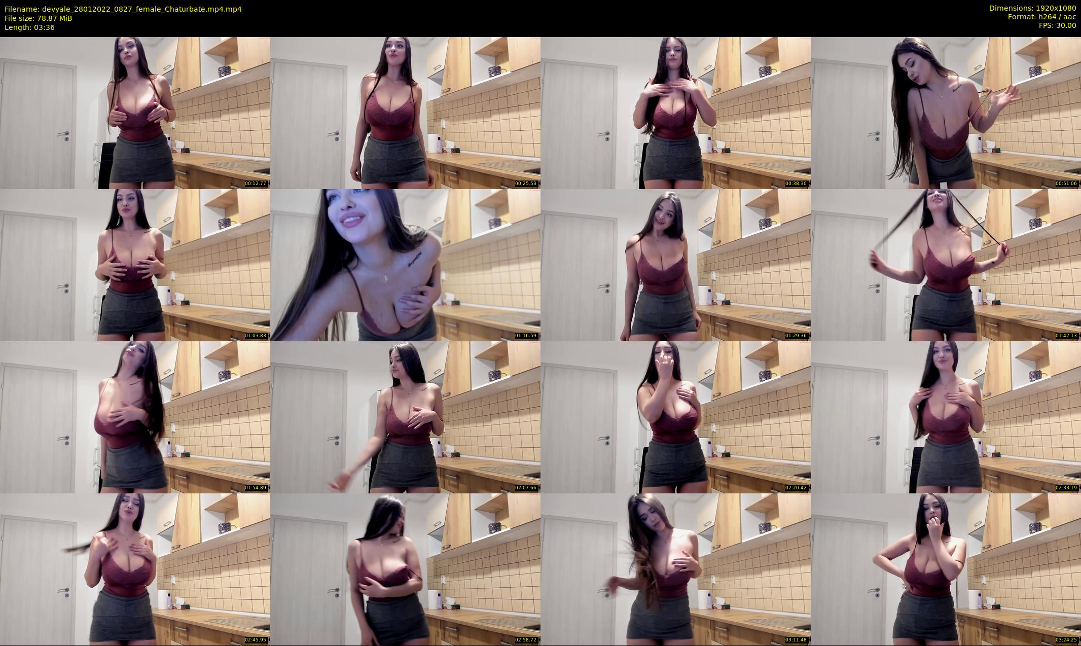 devyale — 4 minute Chaturbate female cam show recording, 1080p, Jan 28, 2022