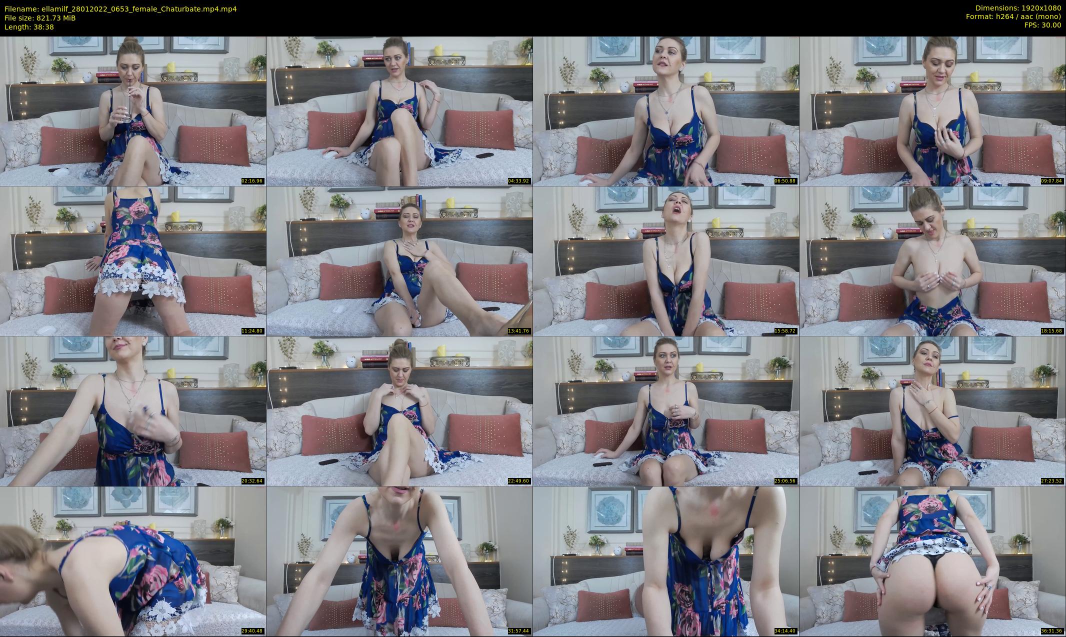 ellamilf — 39 minute Chaturbate female cam show recording, 1080p, Jan 28, 2022