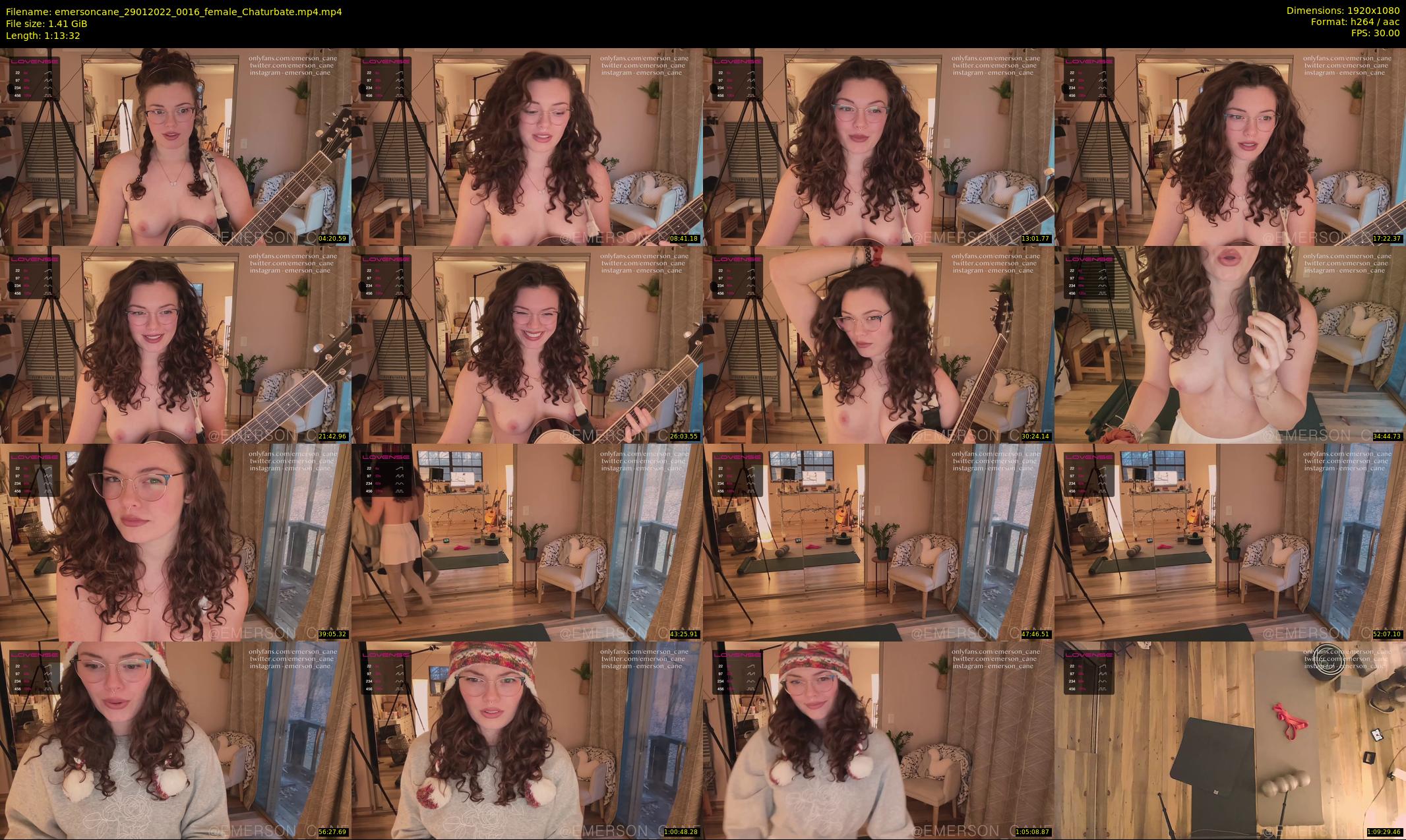 emersoncane — 74 minute Chaturbate female cam show recording, 1080p, Jan 29, 2022