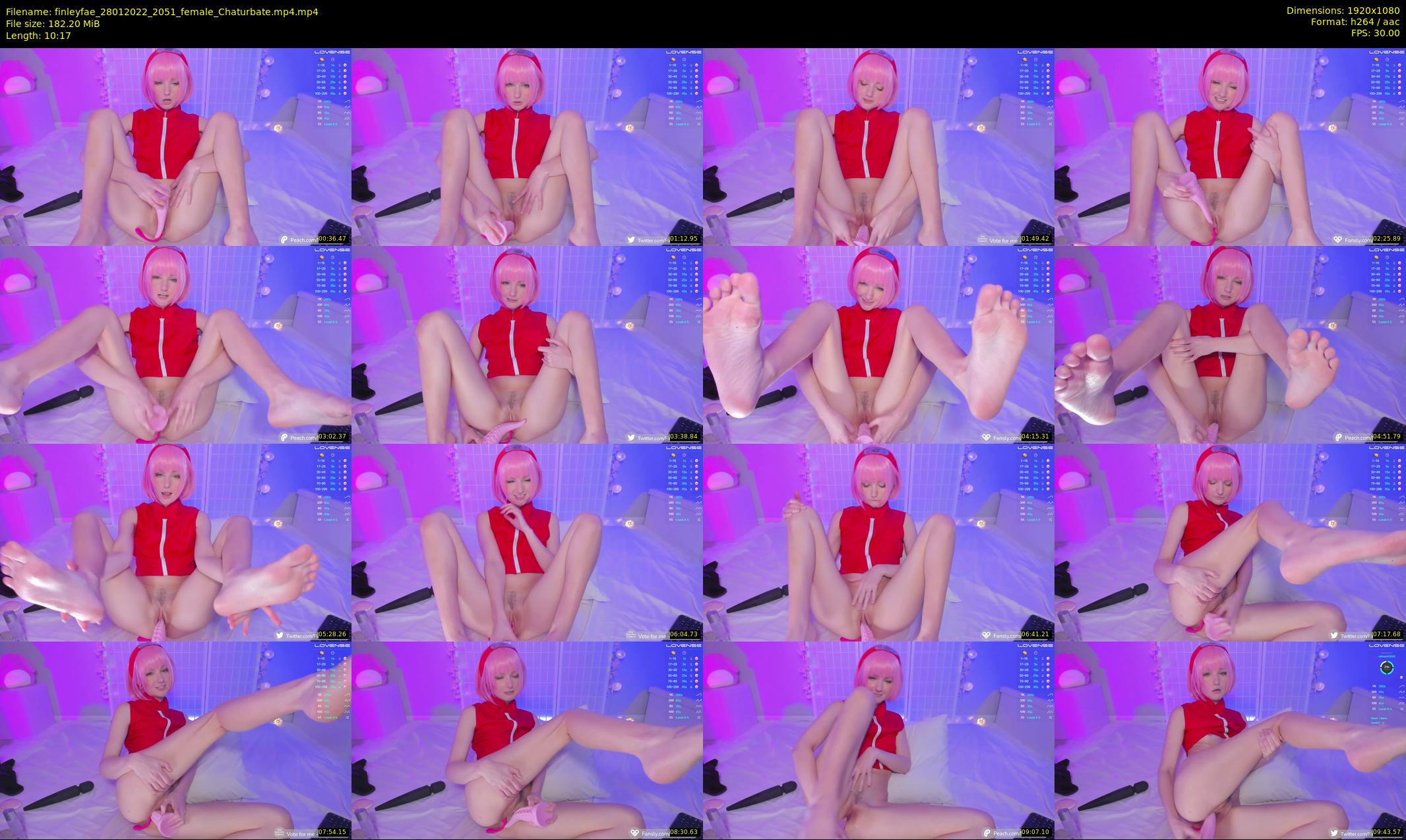 finleyfae — 11 minute Chaturbate female cam show recording, 1080p, Jan 28, 2022
