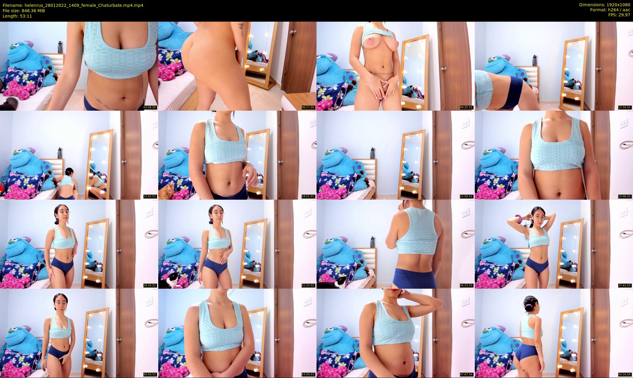 helenrus — 54 minute Chaturbate female cam show recording, 1080p, Jan 28, 2022