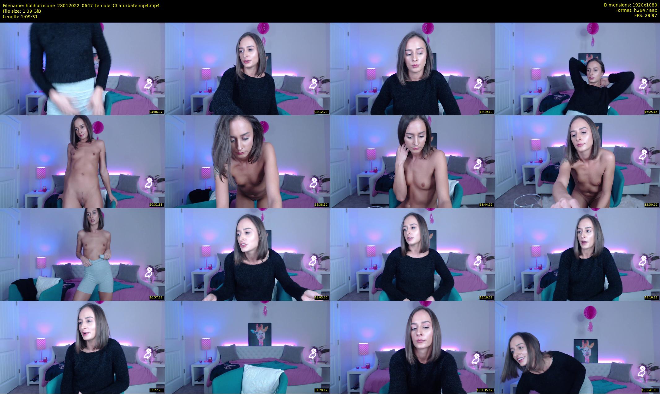 holihurricane — 70 minute Chaturbate female cam show recording, 1080p, Jan 28, 2022