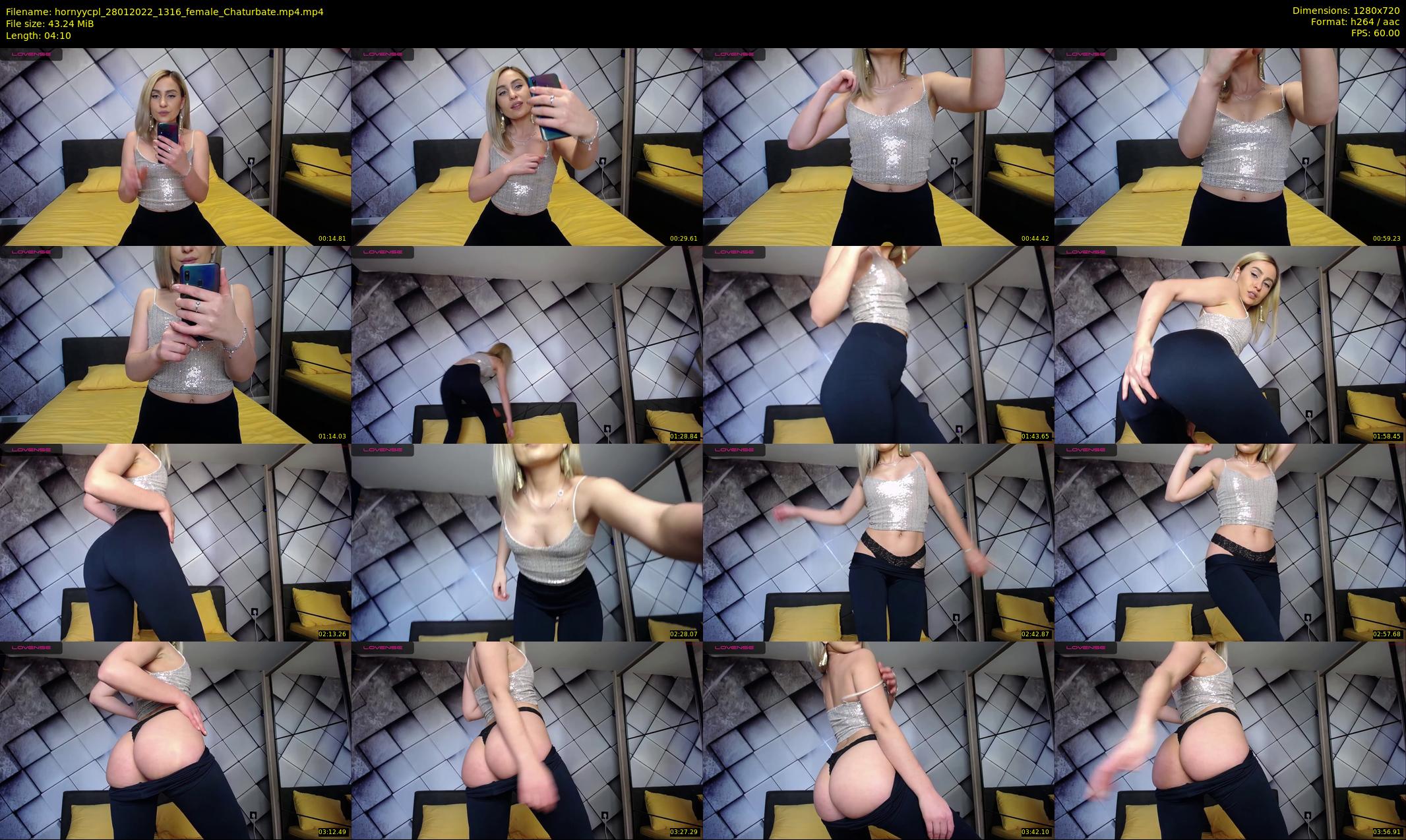 hornyycpl — 5 minute Chaturbate couple cam show recording, 720p, Jan 28, 2022