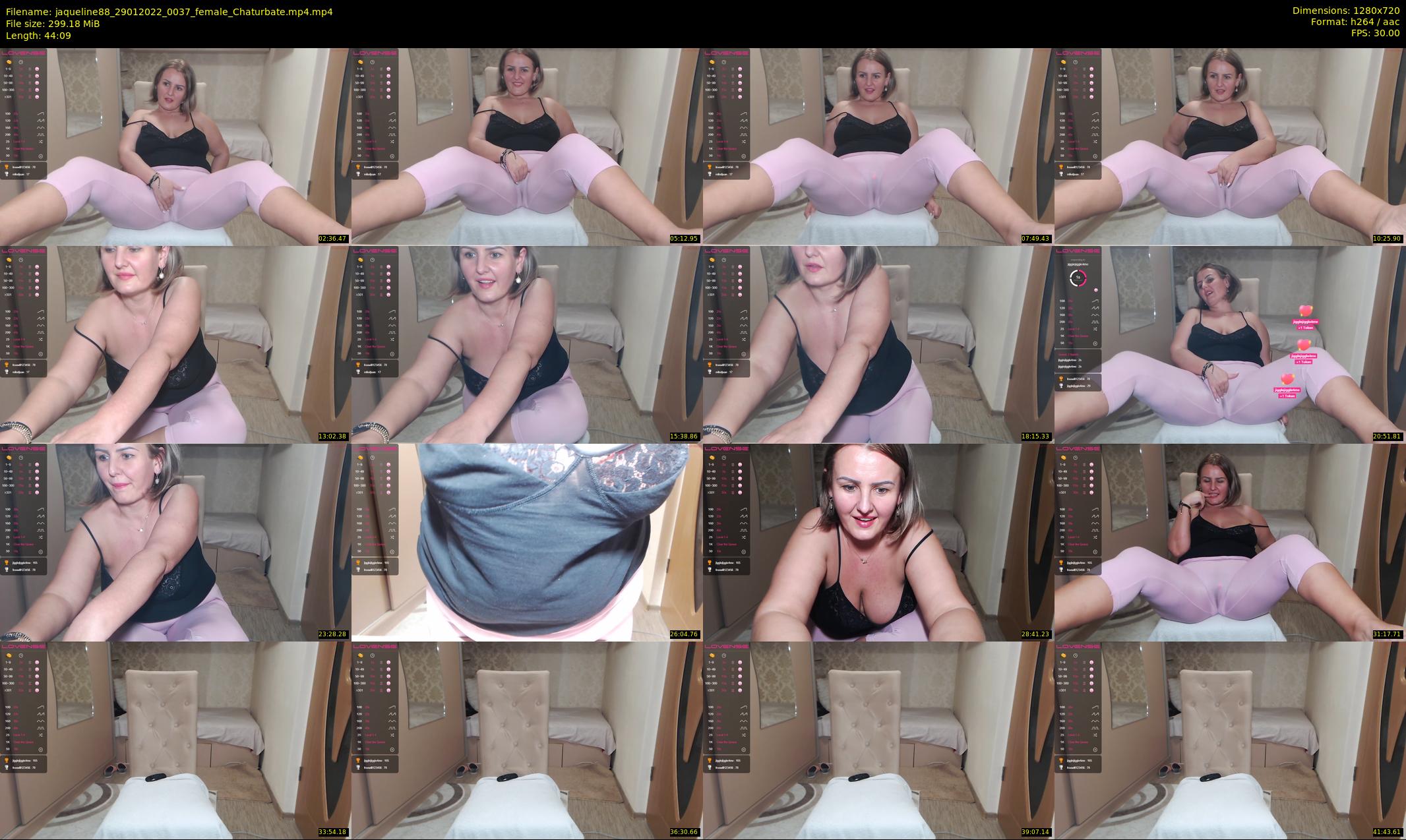 jaqueline88 — 45 minute Chaturbate female cam show recording, 720p, Jan 29, 2022