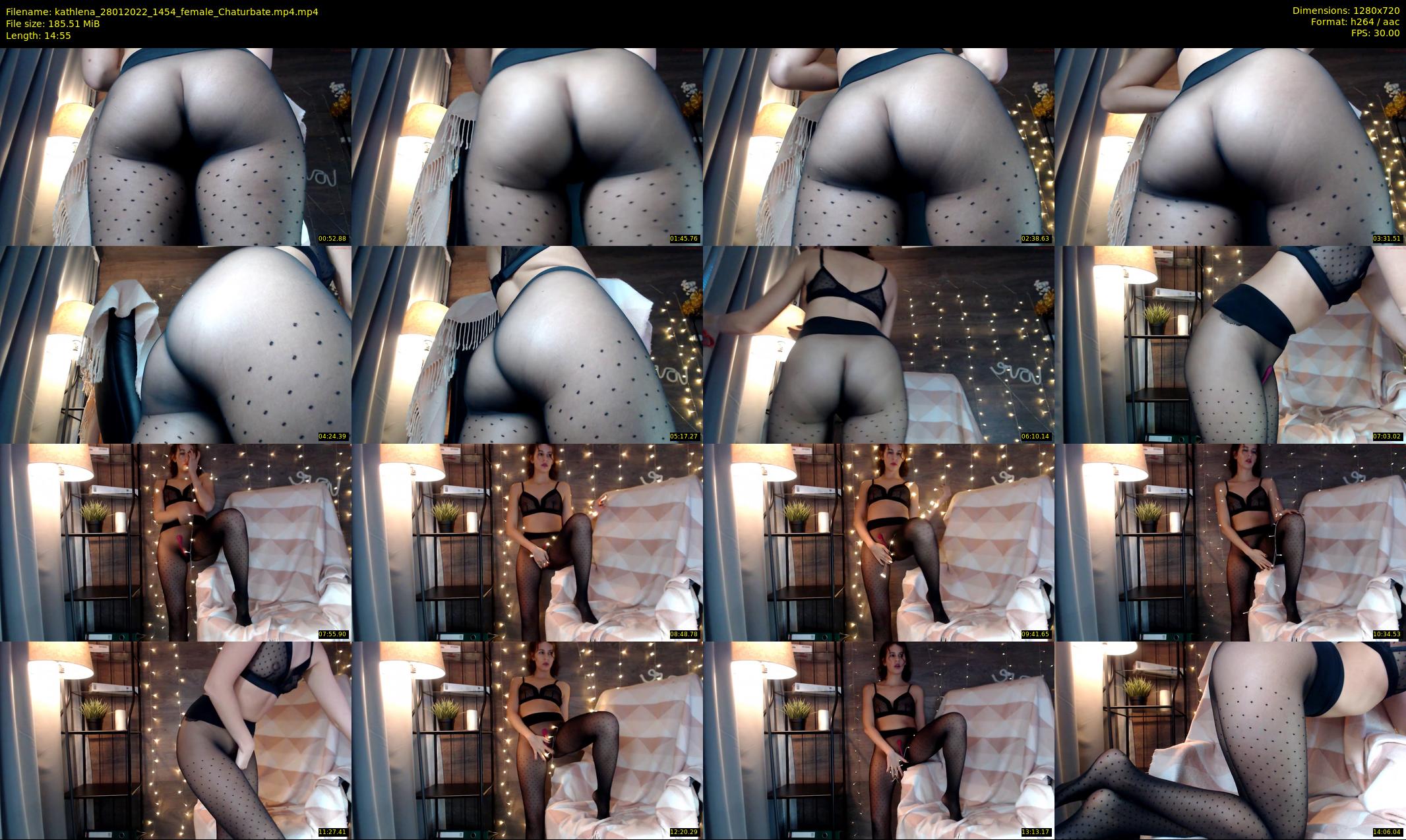 kathlena — 15 minute Chaturbate female cam show recording, 720p, Jan 28, 2022