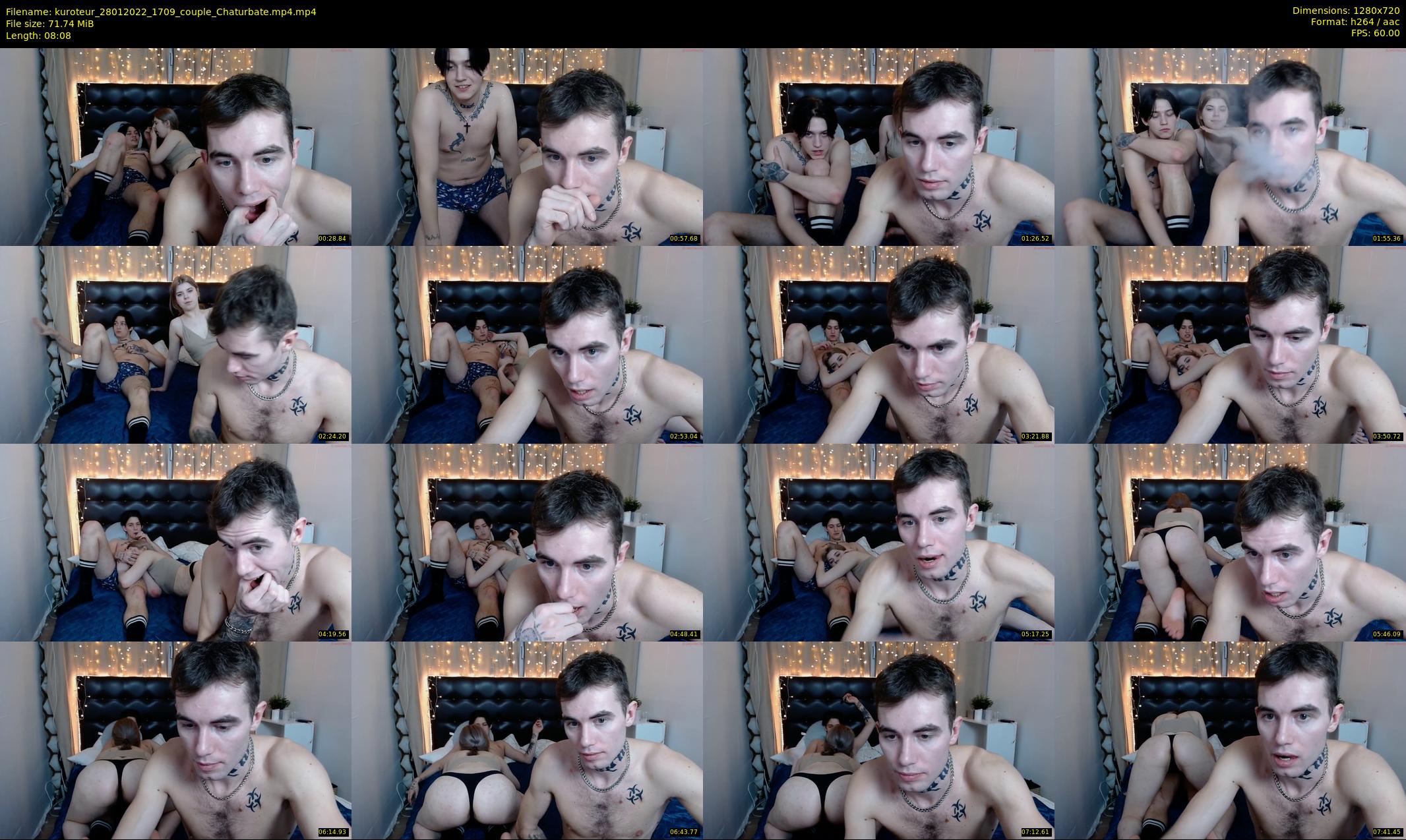 kuroteur — 9 minute Chaturbate couple cam show recording, 720p, Jan 28, 2022