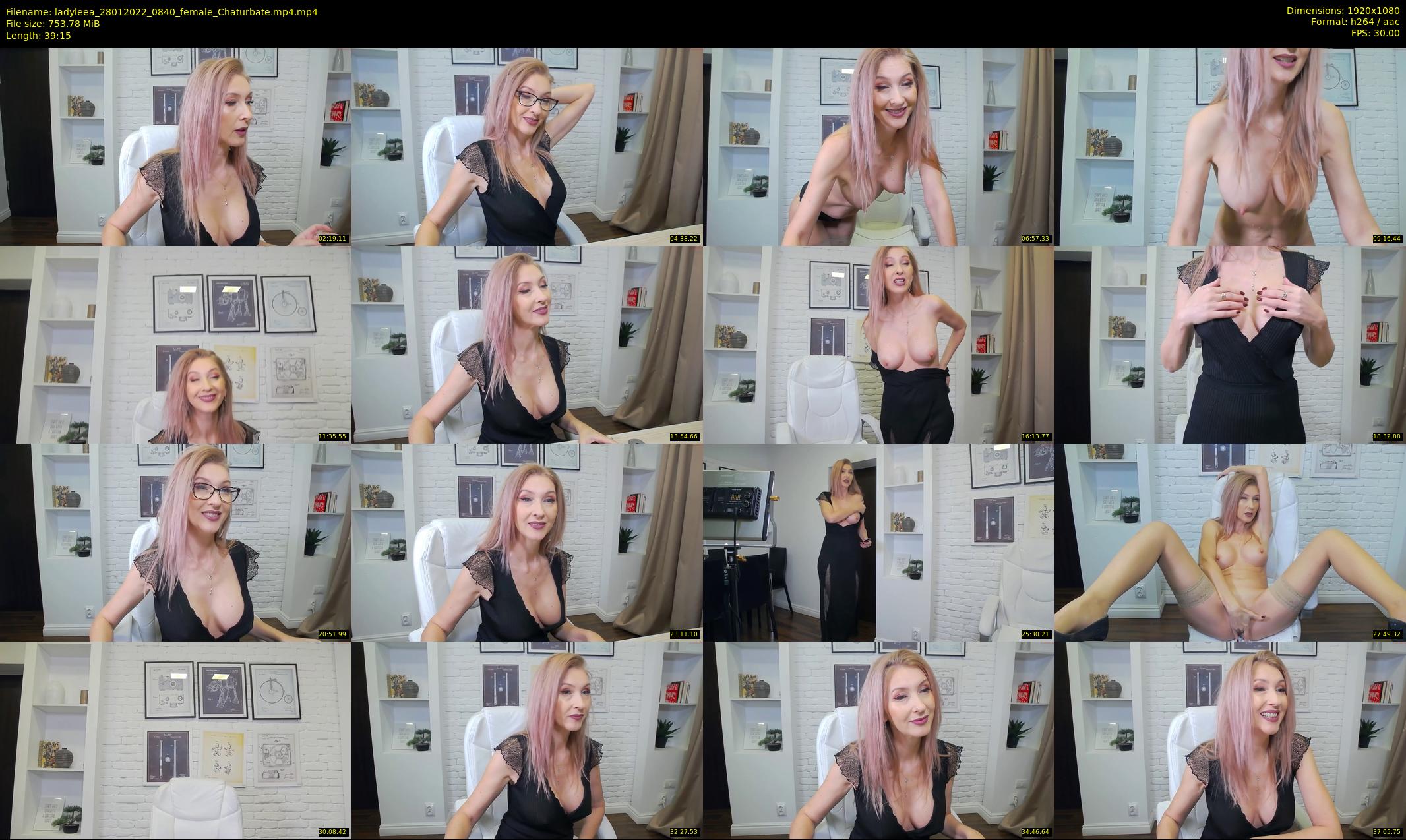 ladyleea — 40 minute Chaturbate female cam show recording, 1080p, Jan 28, 2022