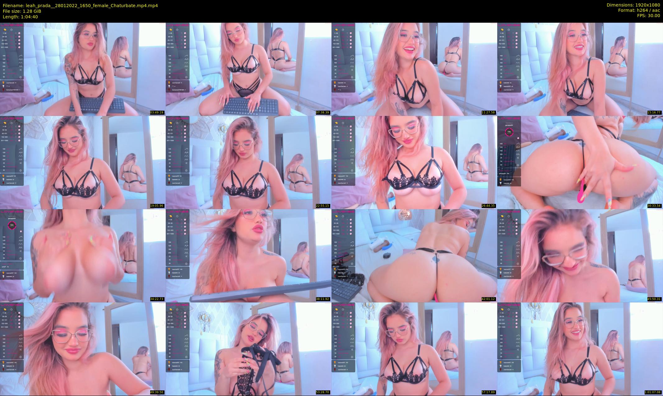 leah_prada_ — 65 minute Chaturbate female cam show recording, 1080p, Jan 28, 2022