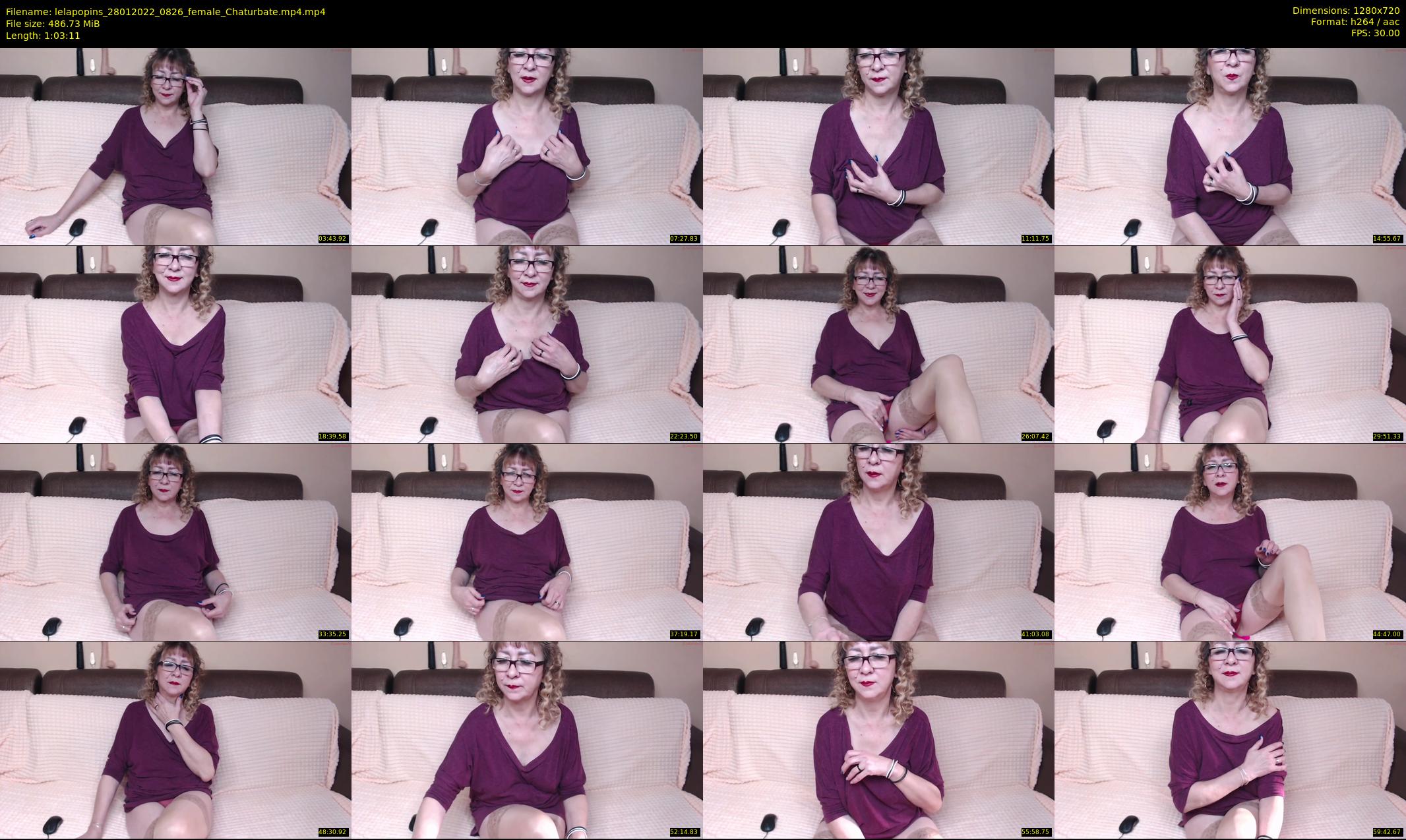 lelapopins — 64 minute Chaturbate female cam show recording, 720p, Jan 28, 2022