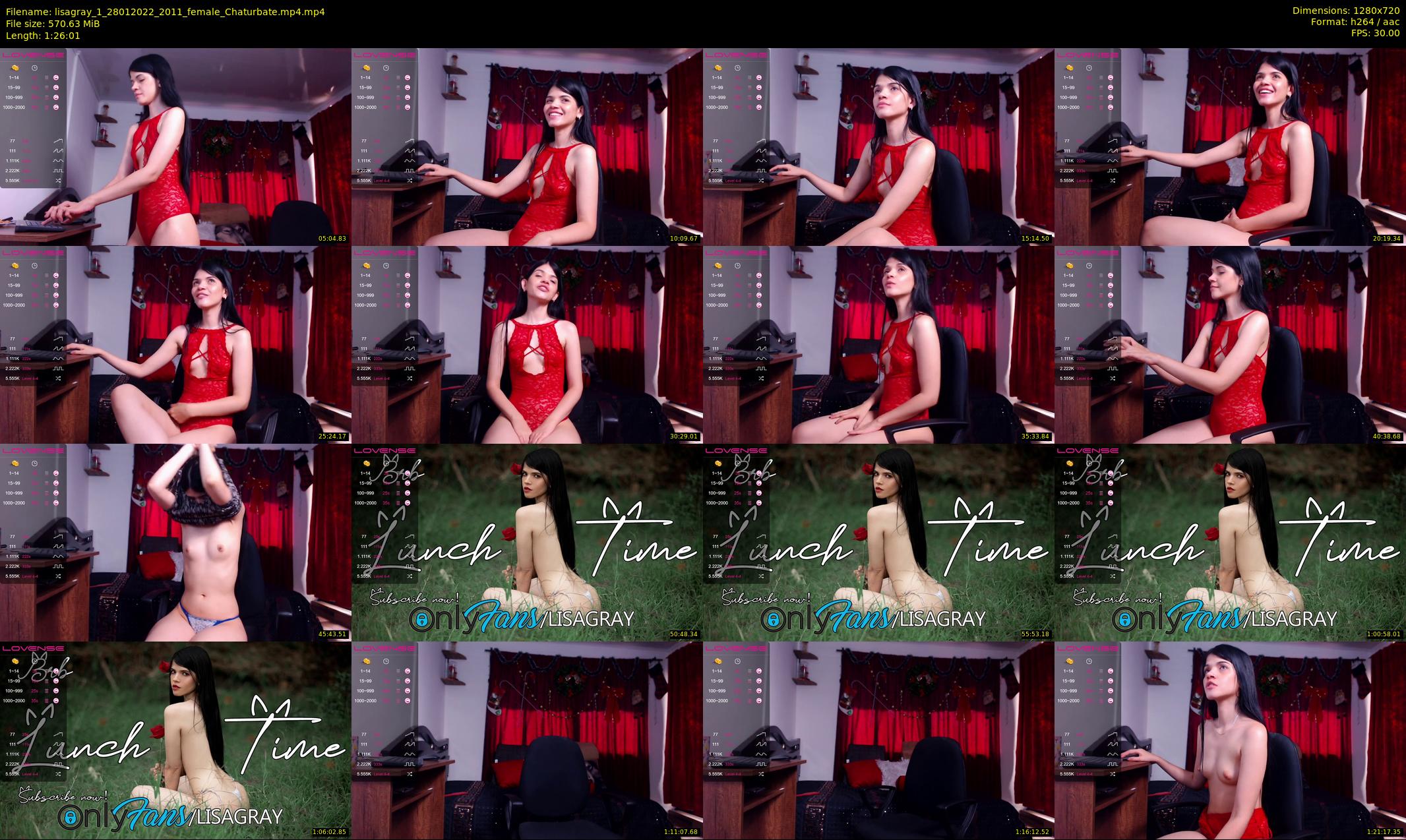 lisagray_1 — 87 minute Chaturbate female cam show recording, 720p, Jan 28, 2022