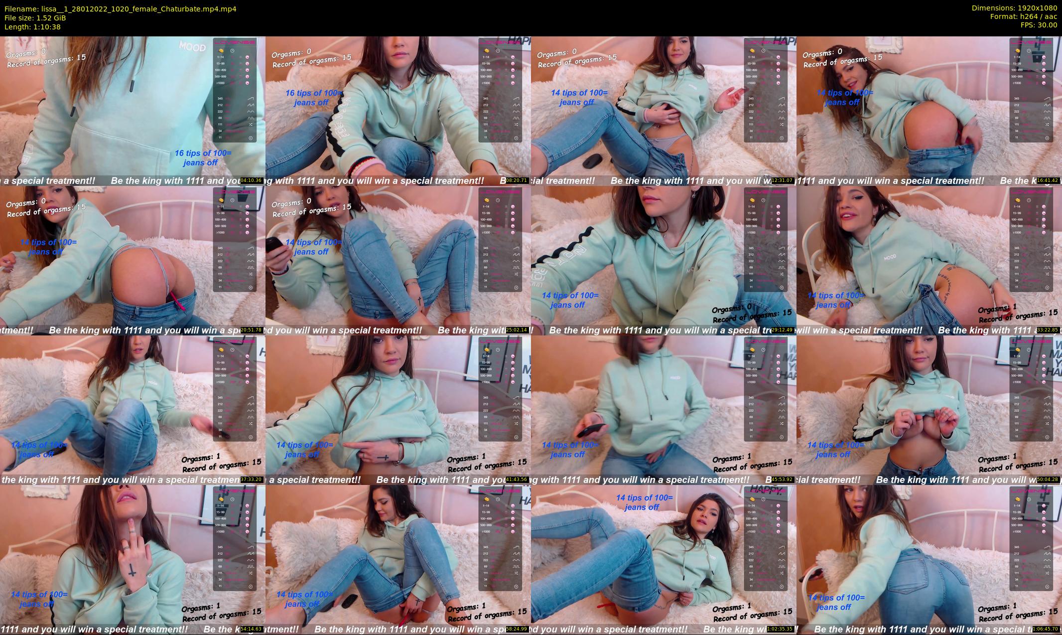 lissa__1 — 71 minute Chaturbate female cam show recording, 1080p, Jan 28, 2022