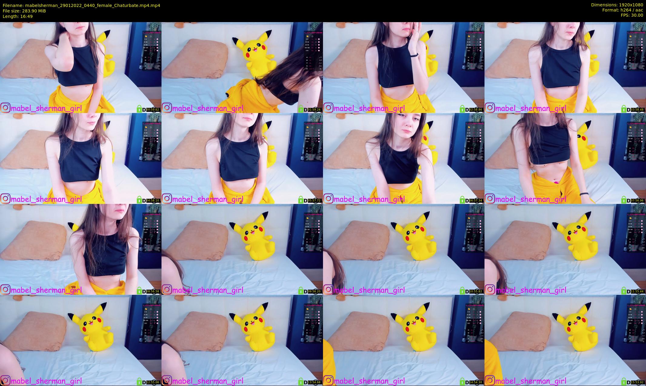mabelsherman — 17 minute Chaturbate couple cam show recording, 1080p, Jan 29, 2022