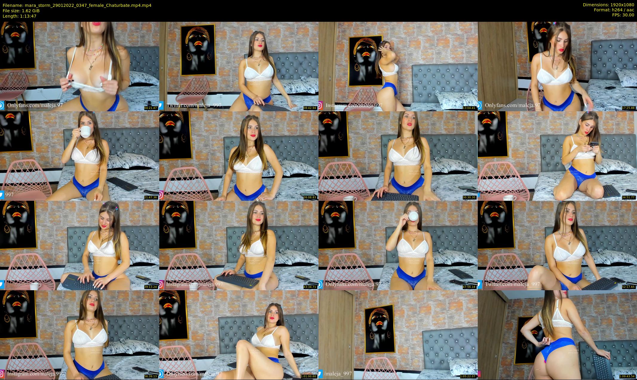 mara_storm — 74 minute Chaturbate female cam show recording, 1080p, Jan 29, 2022