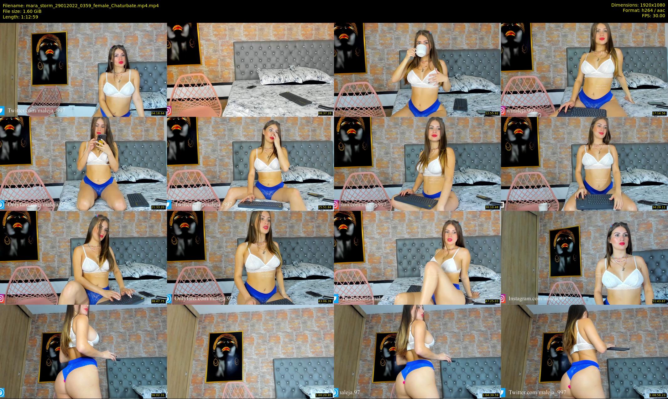 mara_storm — 73 minute Chaturbate female cam show recording, 1080p, Jan 29, 2022