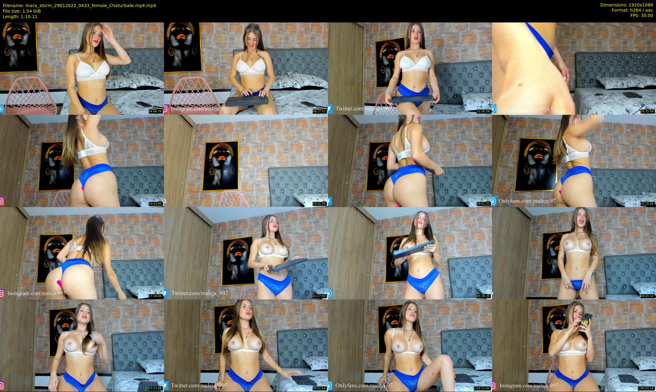 mara_storm — 71 minute Chaturbate female cam show recording, 1080p, Jan 29, 2022