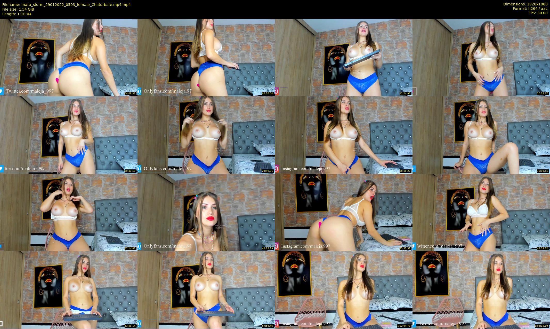 mara_storm — 71 minute Chaturbate female cam show recording, 1080p, Jan 29, 2022