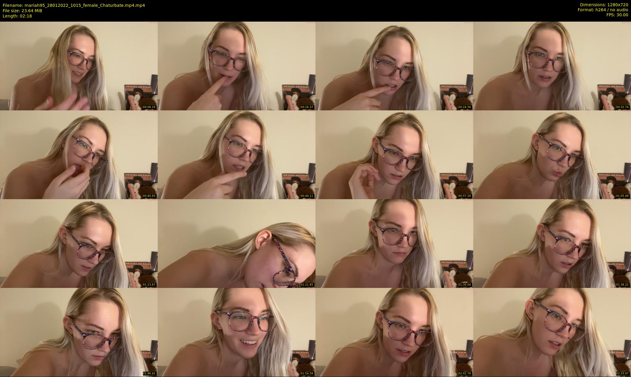 mariah95 — 3 minute Chaturbate female cam show recording, 720p, Jan 28, 2022