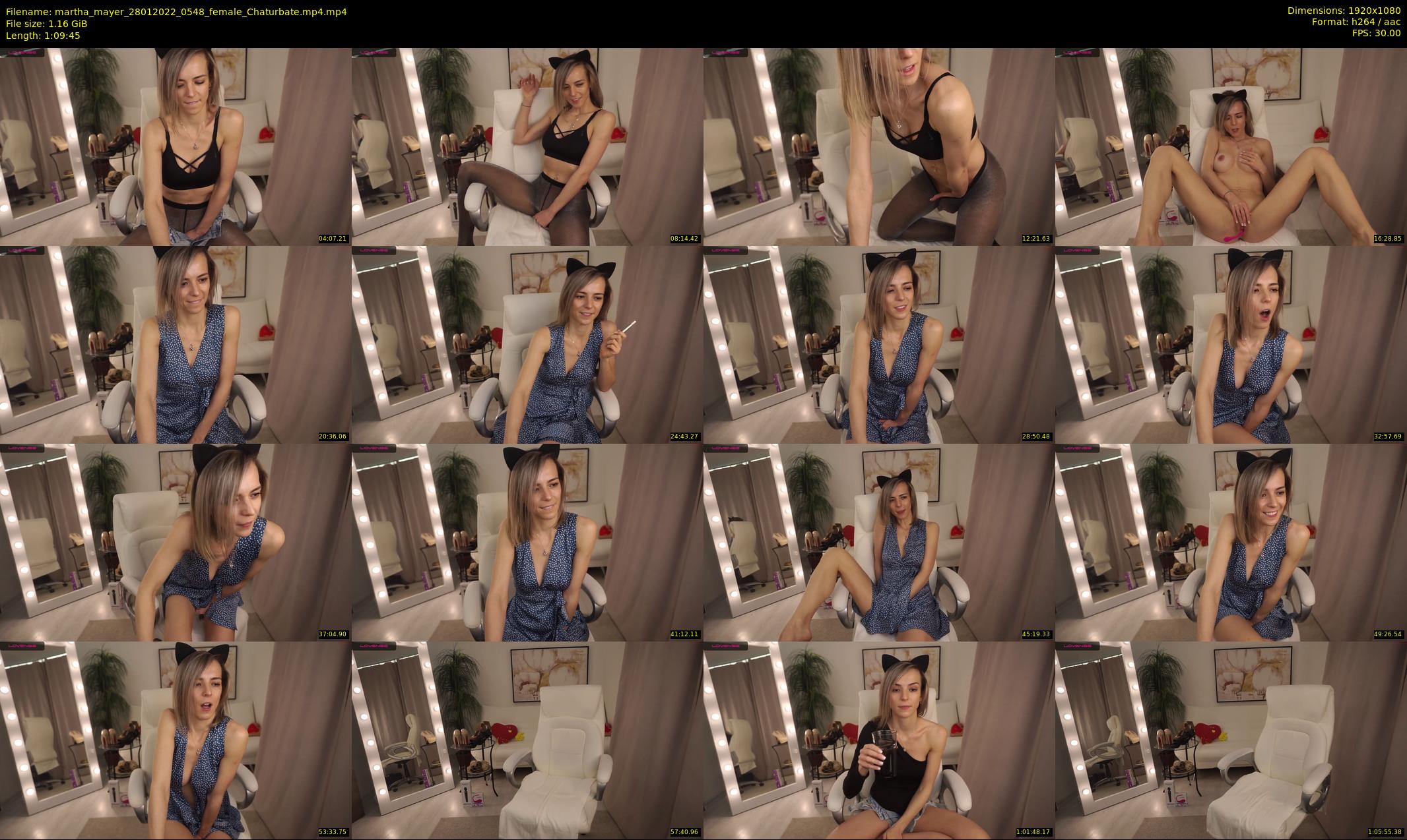 martha_mayer — 70 minute Chaturbate female cam show recording, 1080p, Jan 28, 2022