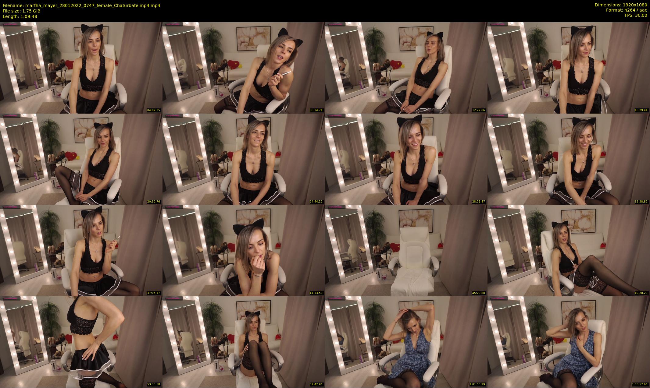 martha_mayer — 70 minute Chaturbate female cam show recording, 1080p, Jan 28, 2022