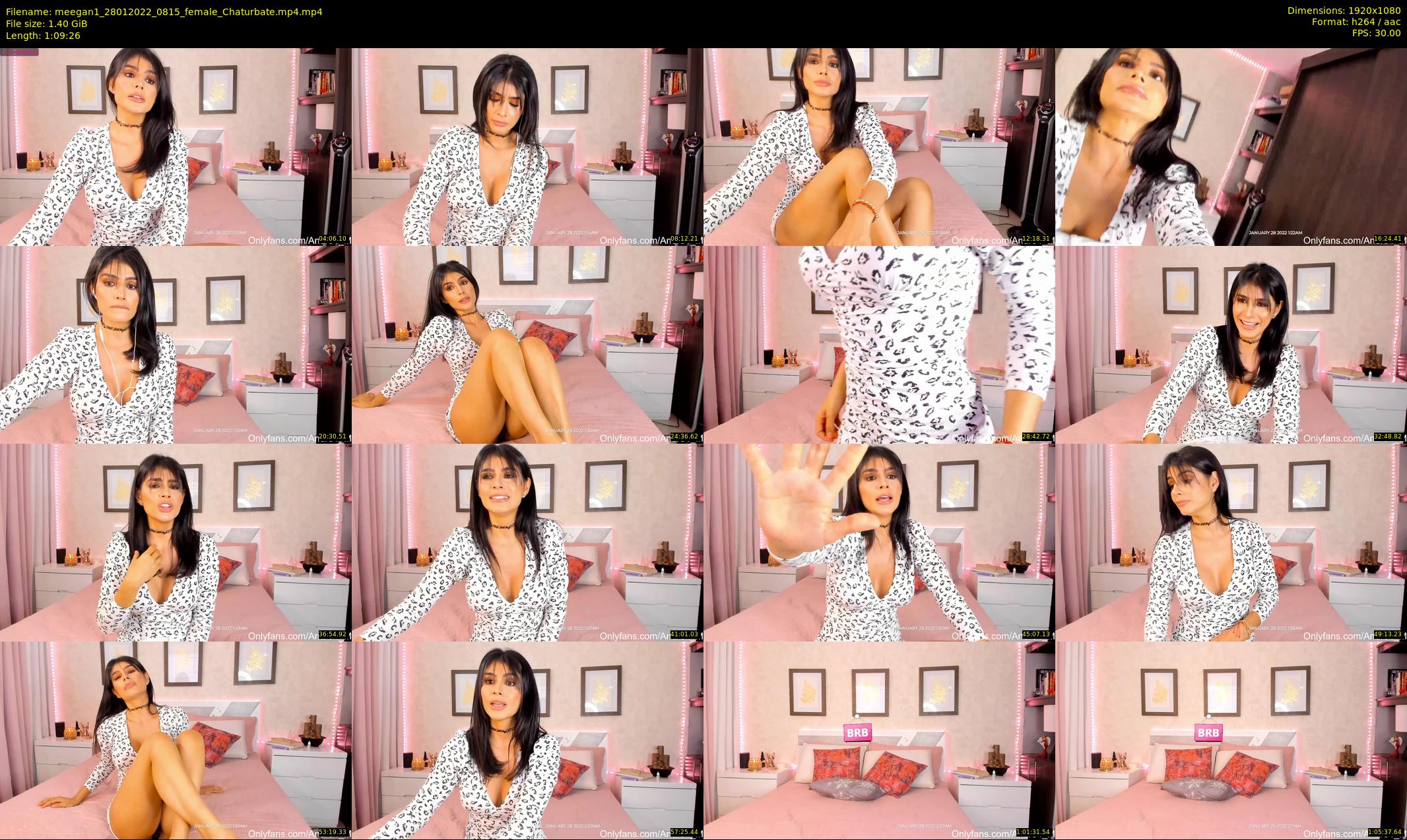 meegan1 — 70 minute Chaturbate female cam show recording, 1080p, Jan 28, 2022