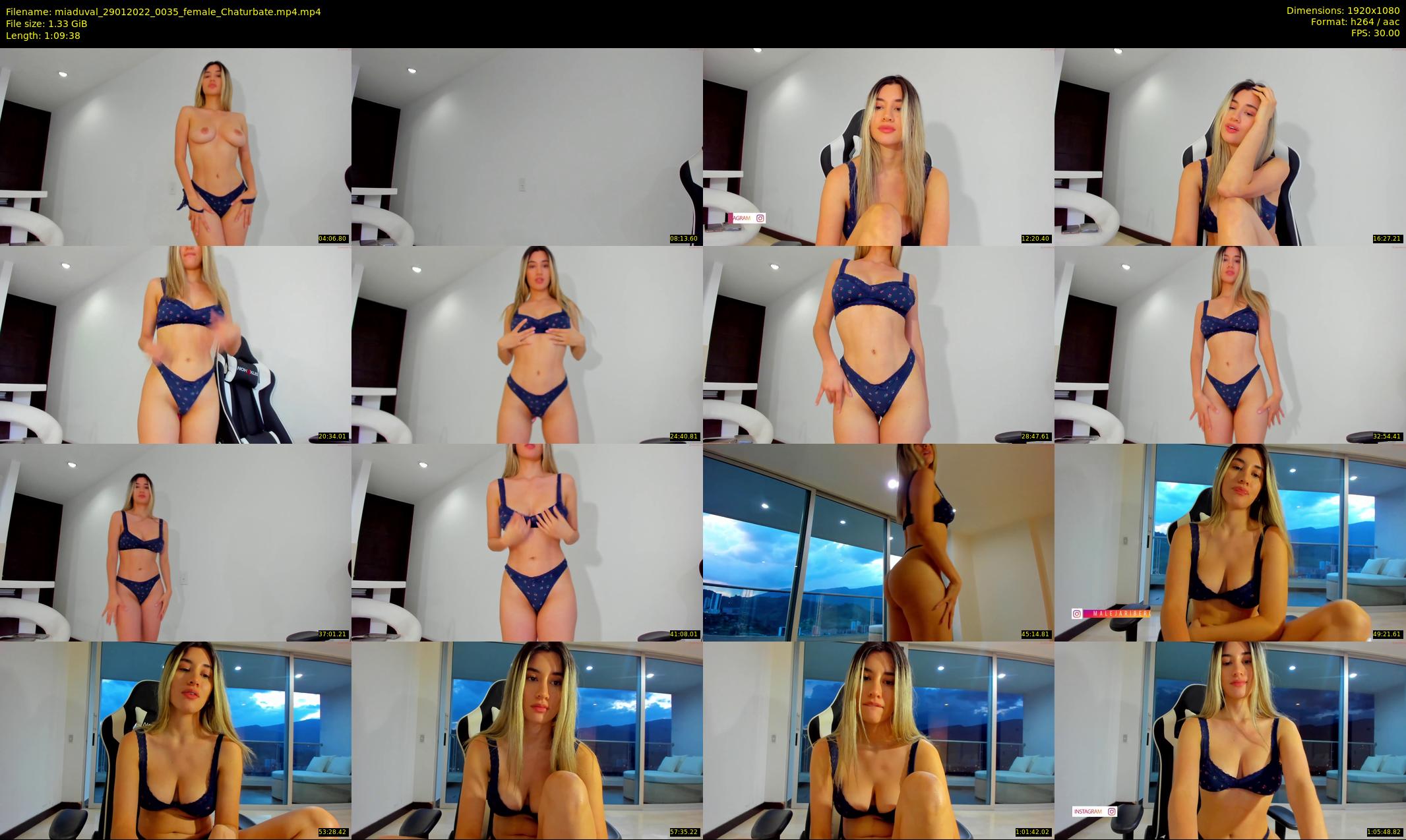 miaduval — 70 minute Chaturbate female cam show recording, 1080p, Jan 29, 2022